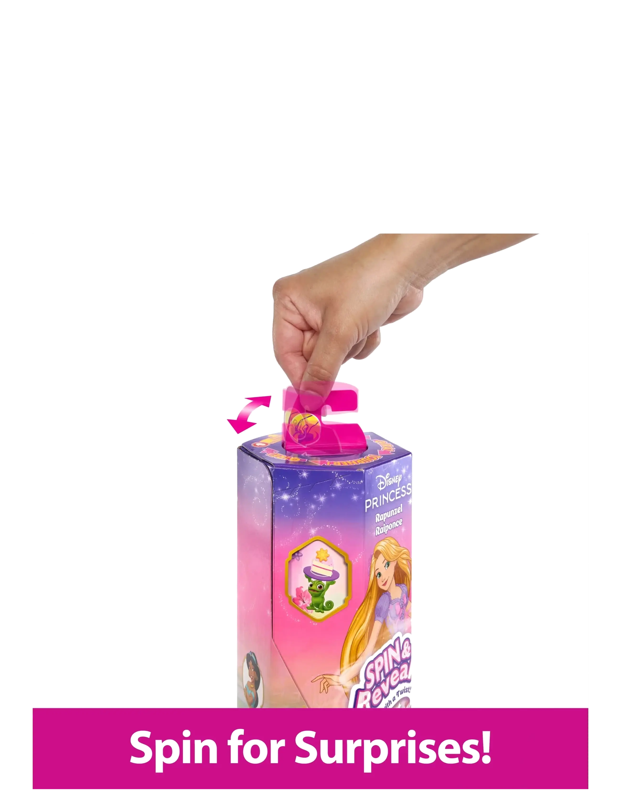Disney Princess - Disney Princess Spin & Reveal Rapunzel Fashion Doll & Accessories with 11 Surprises - die niedrigsten preise - multicolor - 5