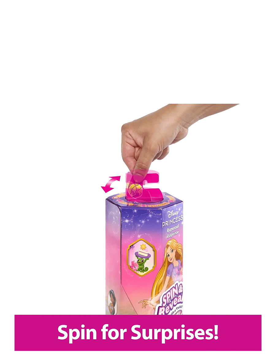 Disney Princess - Disney Princess Spin & Reveal Rapunzel Fashion Doll & Accessories with 11 Surprises - die niedrigsten preise - multicolor - 5