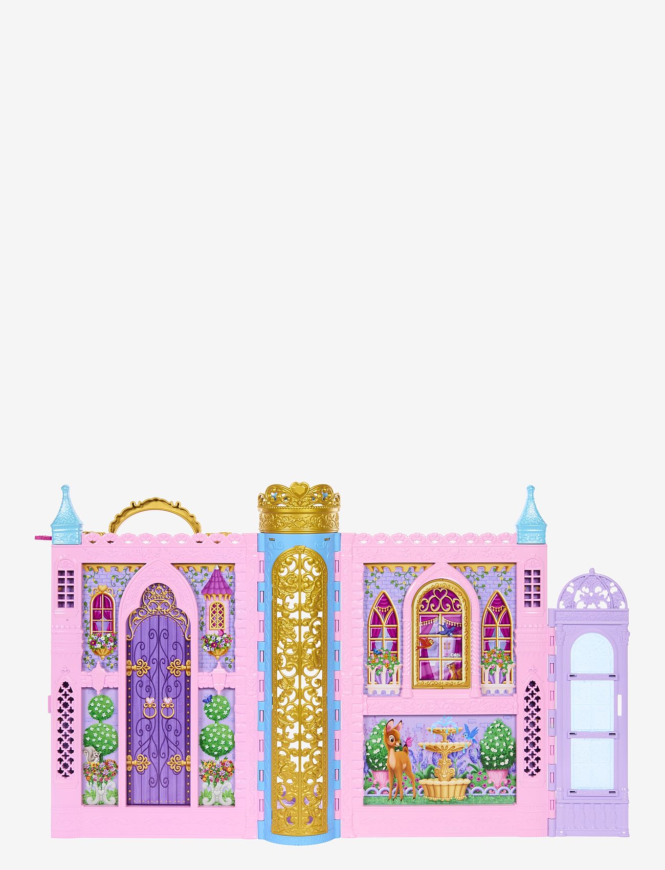 Disney Princess - Disney Princess Ready for the Ball Closet with Fashions, Accessories, & Storage, Opens 2 Feet Wide - dukkehuse - multicolor - 3