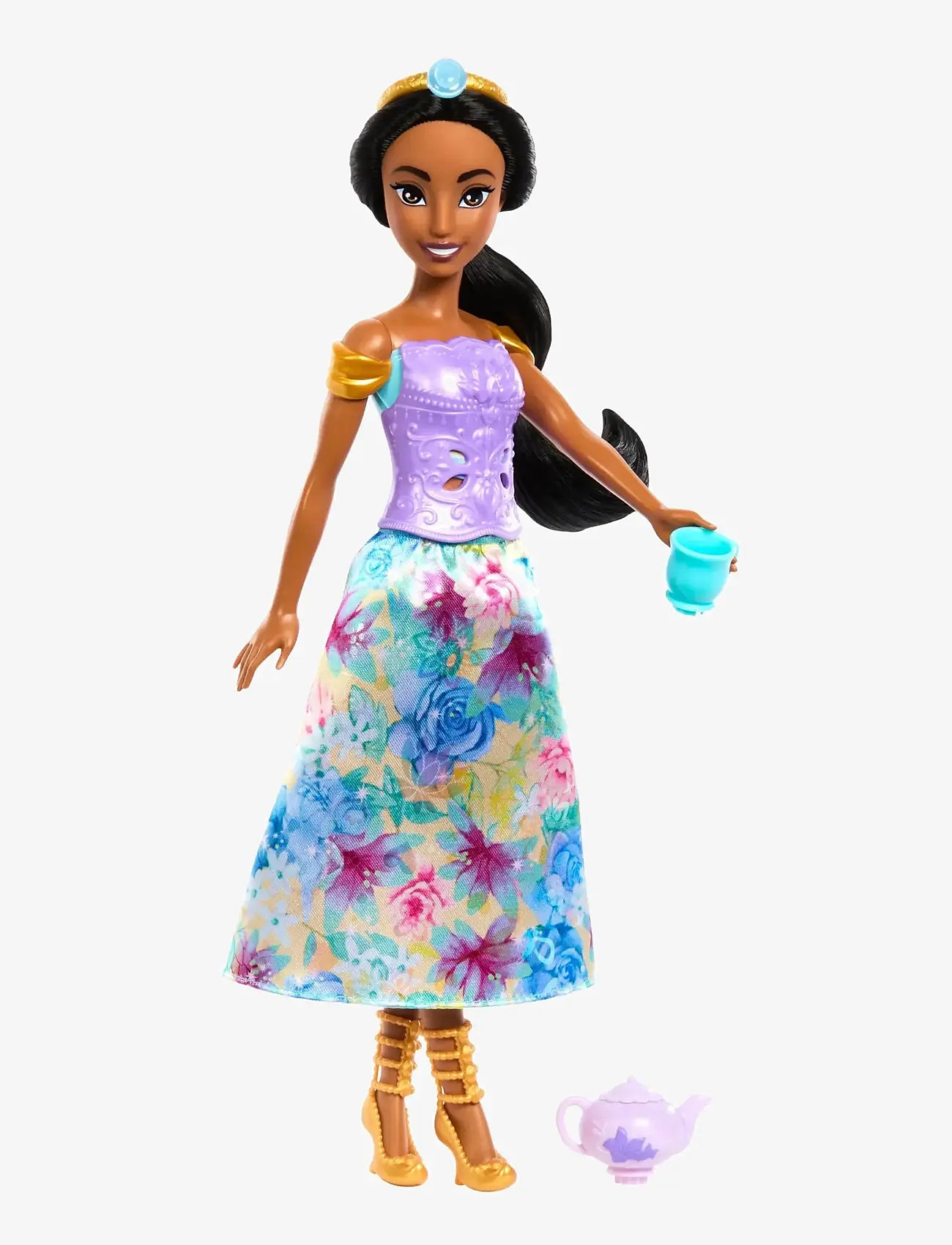 Disney Princess - Disney Princess Spin & Reveal Jasmine Fashion Doll & Accessories with 11 Surprises - dockor - multi color - 1