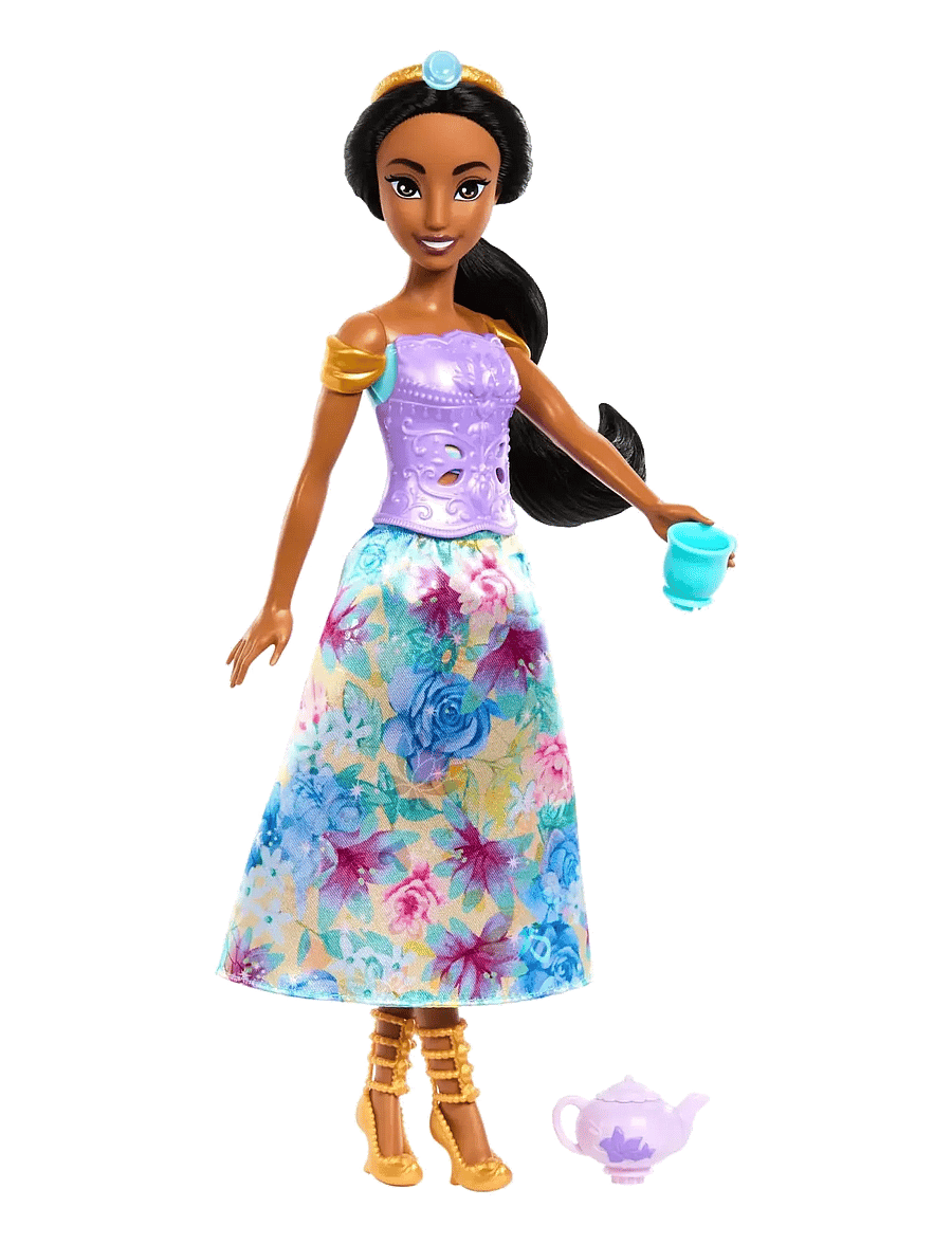 Disney Princess - Disney Princess Spin & Reveal Jasmine Fashion Doll & Accessories with 11 Surprises - puppen - multi color - 1