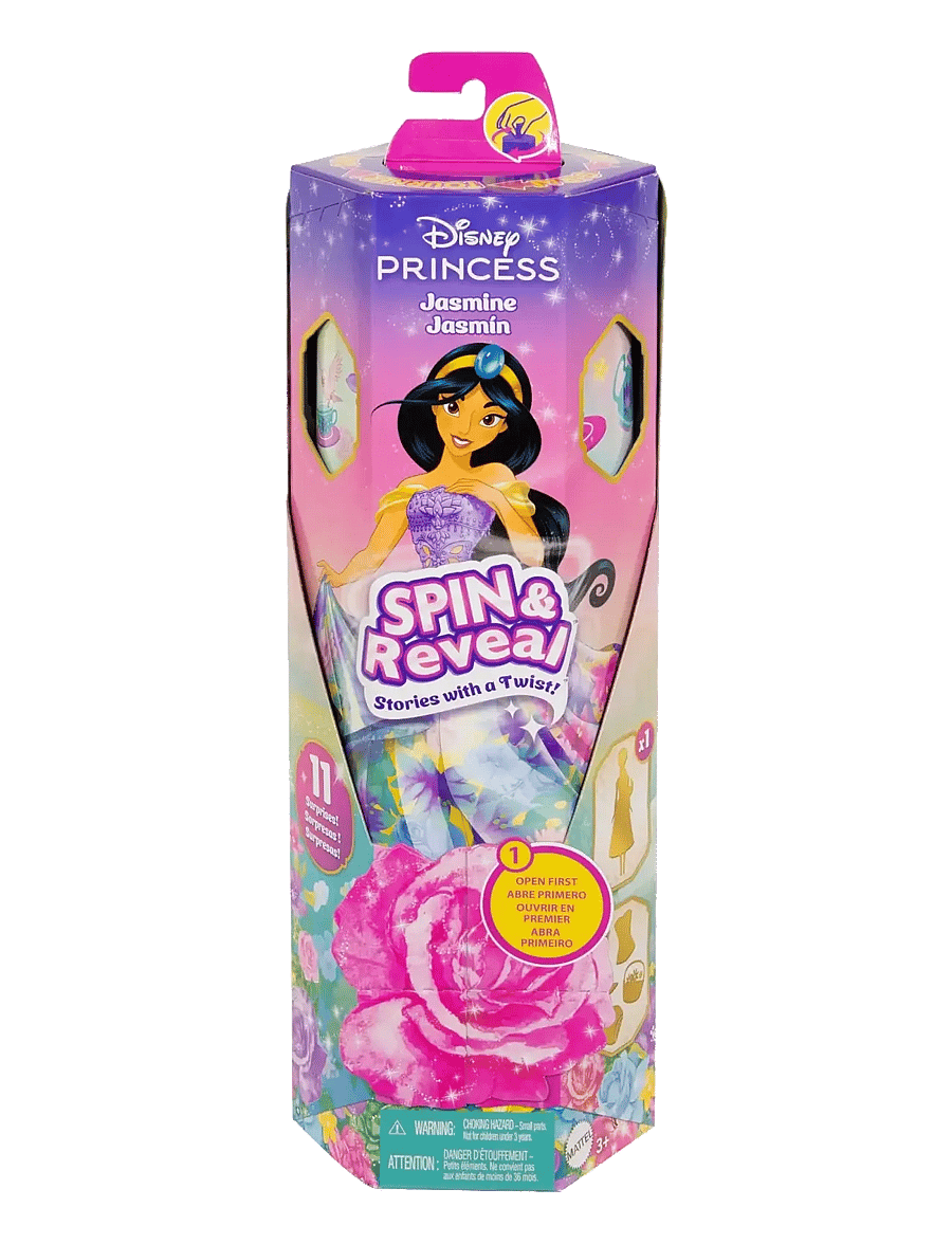 Disney Princess - Disney Princess Spin & Reveal Jasmine Fashion Doll & Accessories with 11 Surprises - puppen - multi color - 3