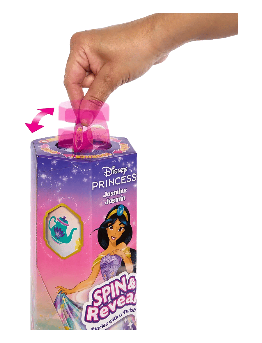Disney Princess - Disney Princess Spin & Reveal Jasmine Fashion Doll & Accessories with 11 Surprises - puppen - multi color - 5