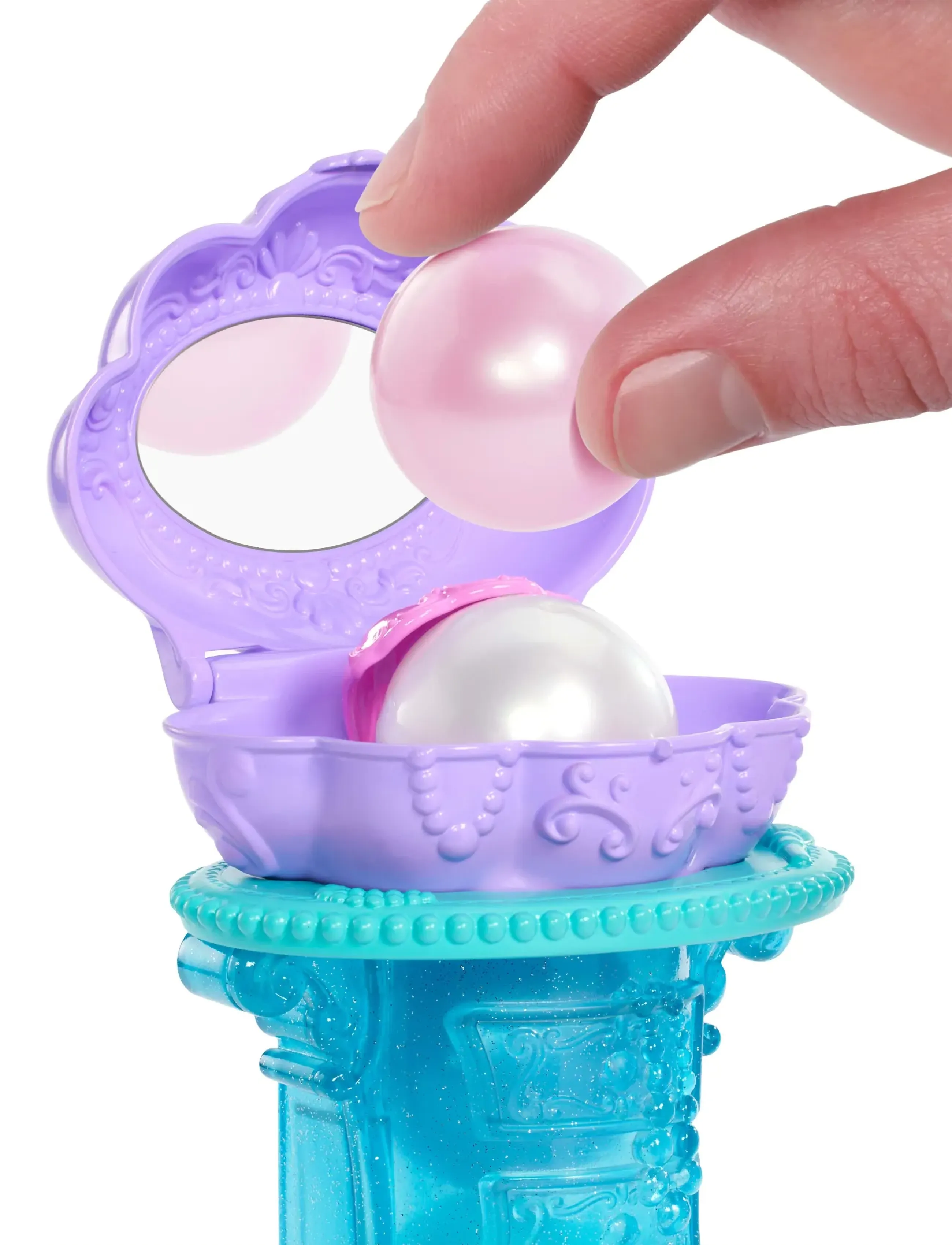 Disney Princess - Disney Princess Ariel Vanity Pop Mermaid Fashion Doll & Vanity with 5 Pop-Up Surprises - dockor - multi color - 3
