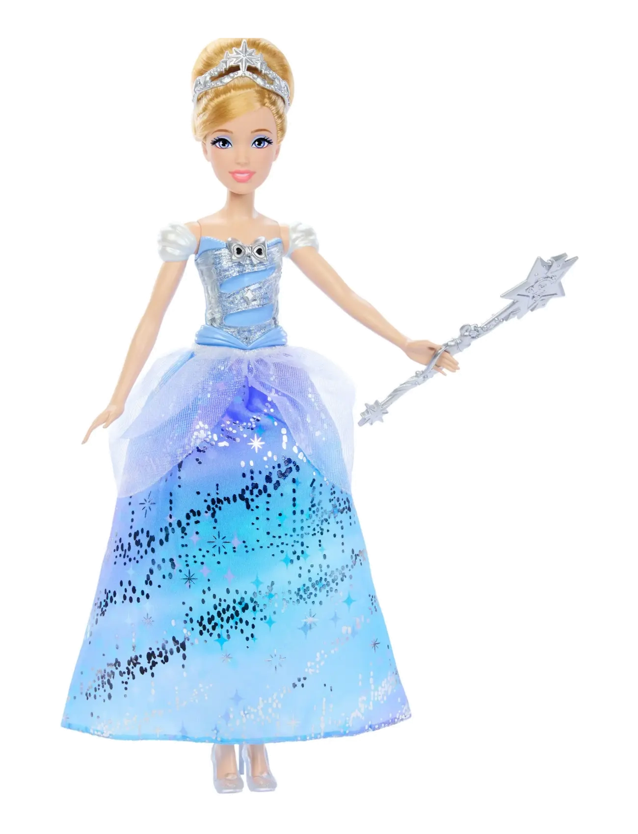 Disney Princess Enchanted Ballgown Cinderella Fashion Doll with Lights & Sounds, Inspired by Movie - MULTI COLOR