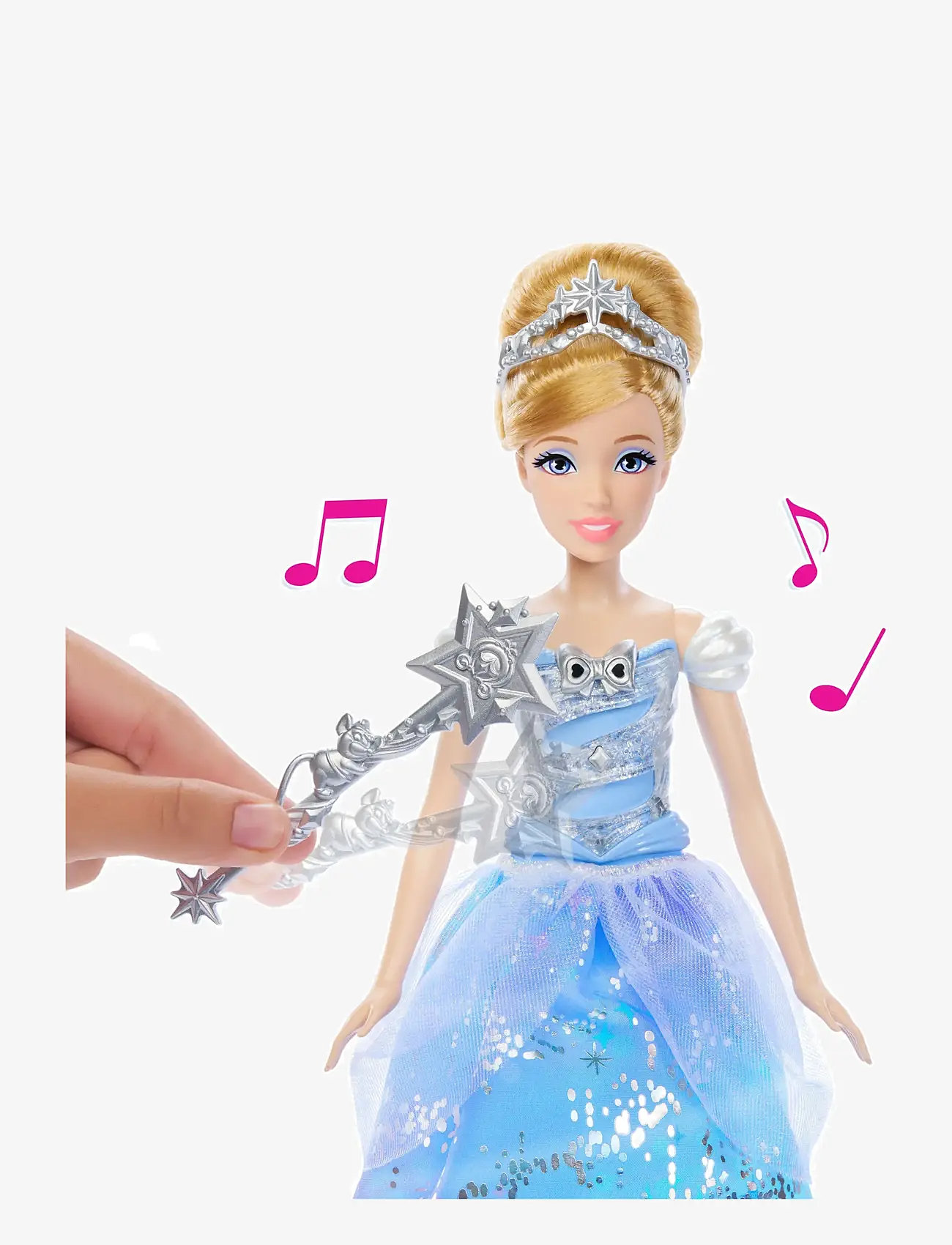 Disney Princess - Disney Princess Enchanted Ballgown Cinderella Fashion Doll with Lights & Sounds, Inspired by Movie - dukker - multi color - 2