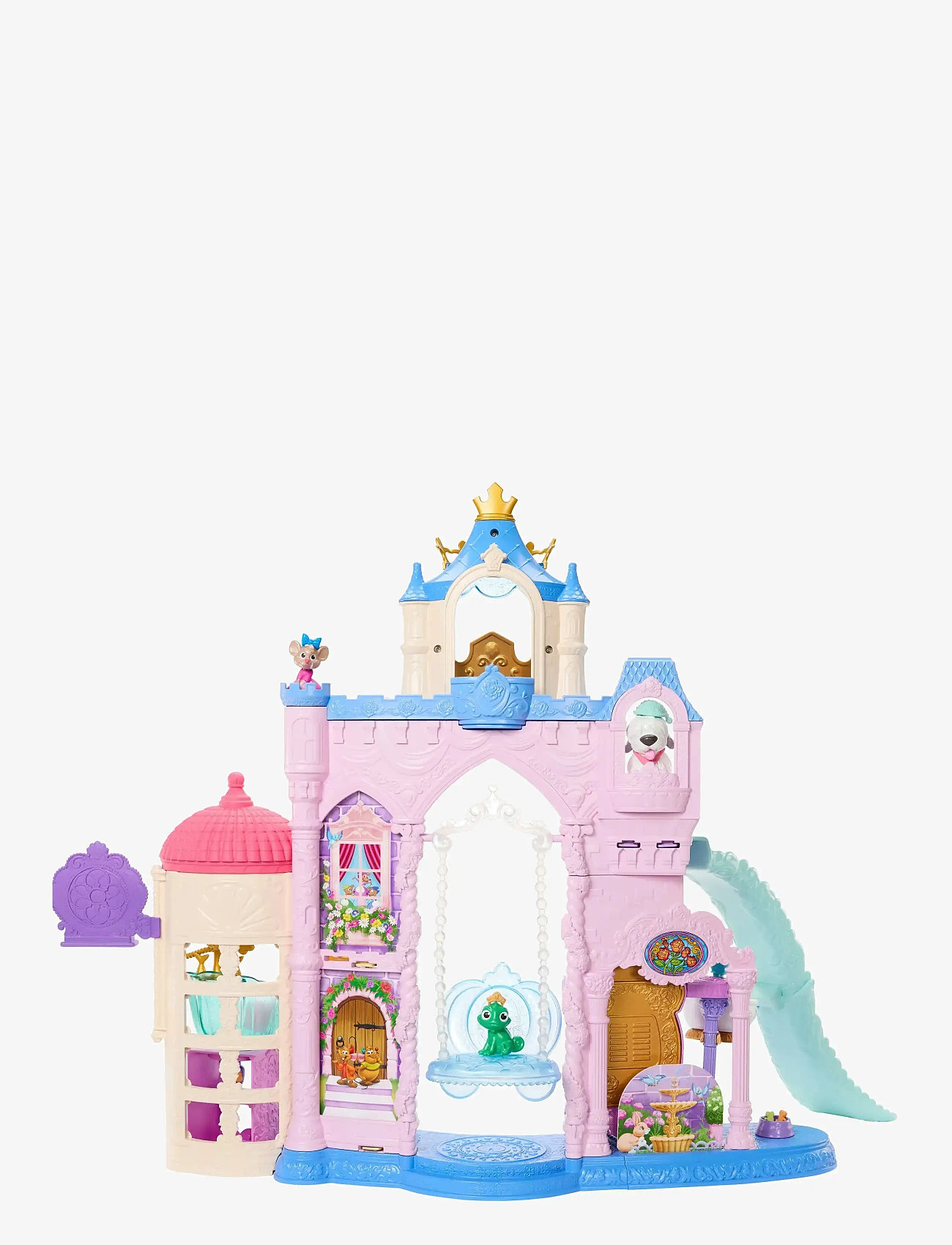 Disney Princess - Disney Princess Pet Palace Playset with 7 Play Areas, 3 Animal Friends & 20+ Furniture & Accy - lekset - multi color - 1