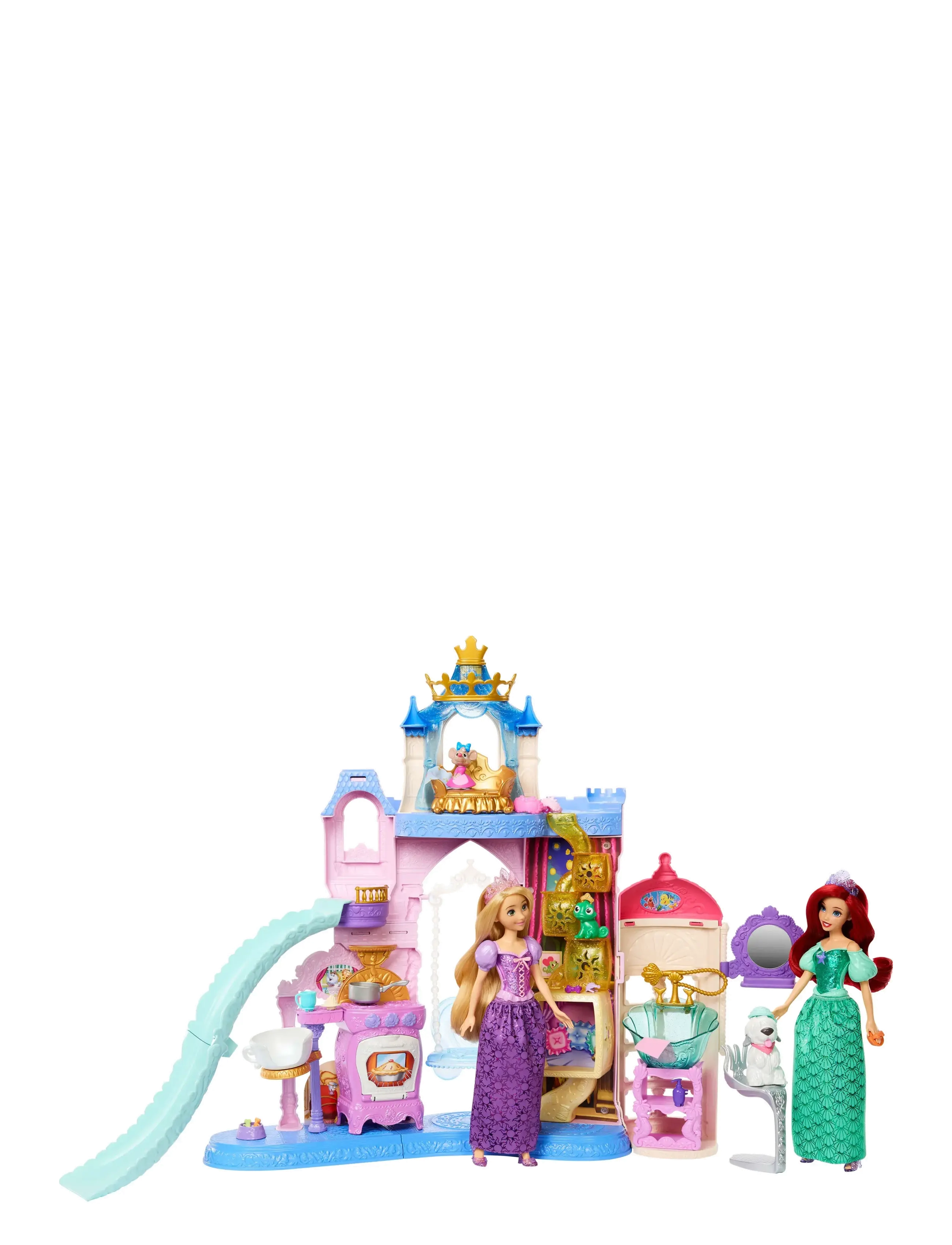 Disney Princess - Disney Princess Pet Palace Playset with 7 Play Areas, 3 Animal Friends & 20+ Furniture & Accy - leksakssets & figurer - multi color - 2