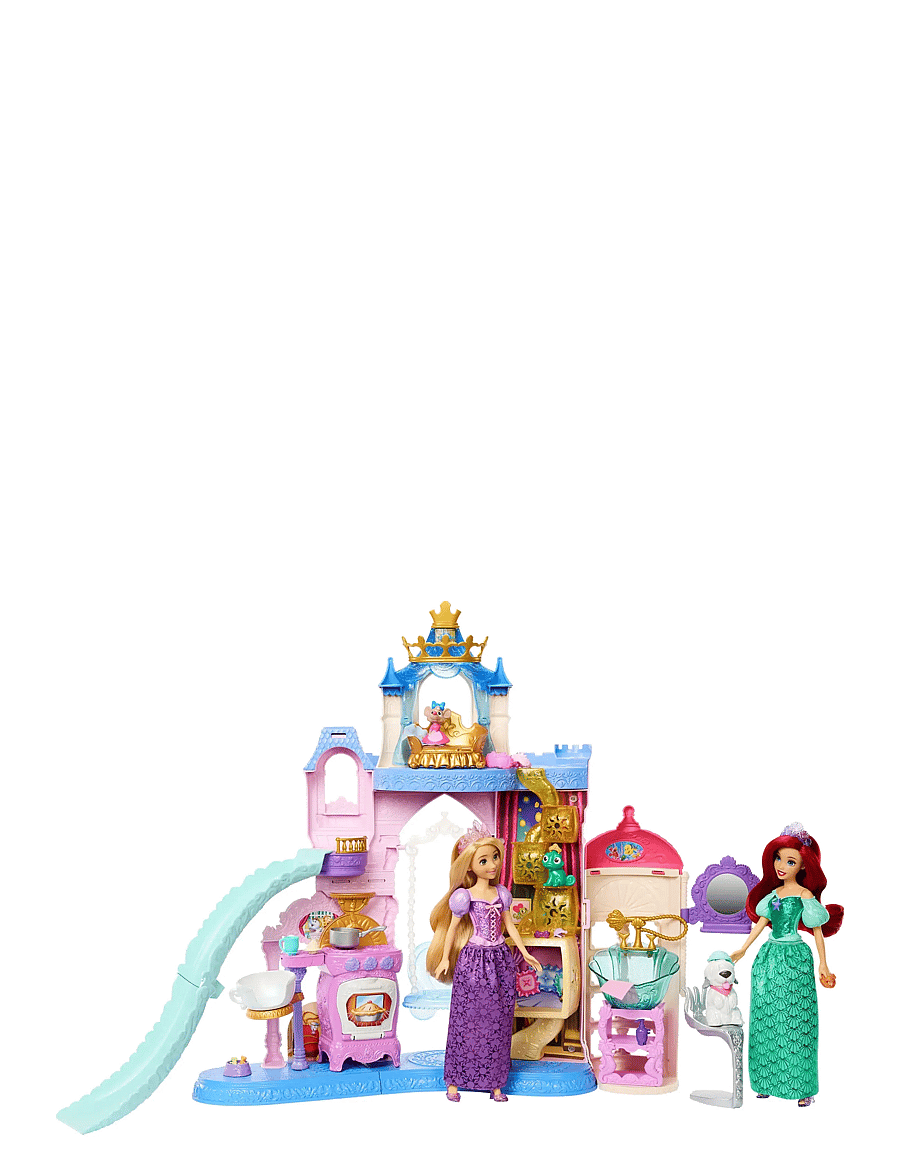 Disney Princess - Disney Princess Pet Palace Playset with 7 Play Areas, 3 Animal Friends & 20+ Furniture & Accy - leikfangasett - multi color - 2