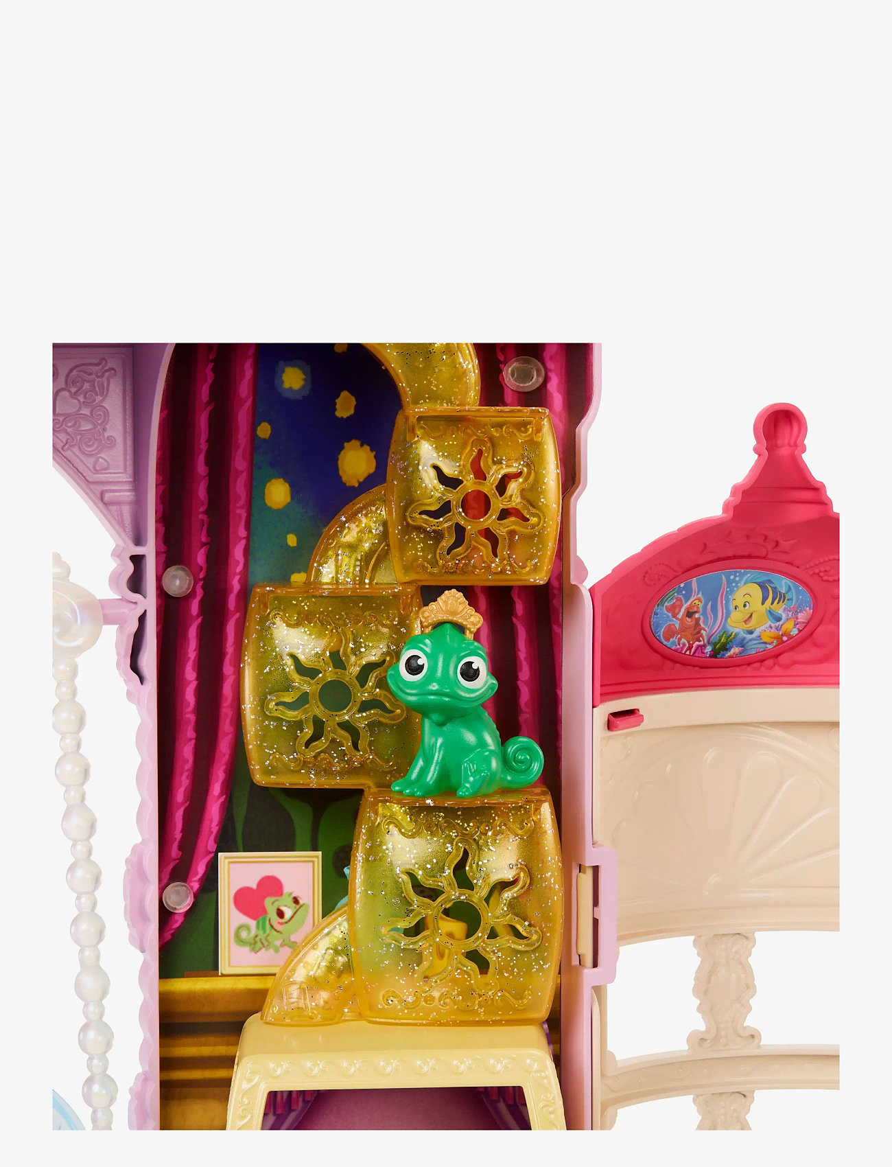 Disney Princess - Disney Princess Pet Palace Playset with 7 Play Areas, 3 Animal Friends & 20+ Furniture & Accy - lekset - multi color - 3