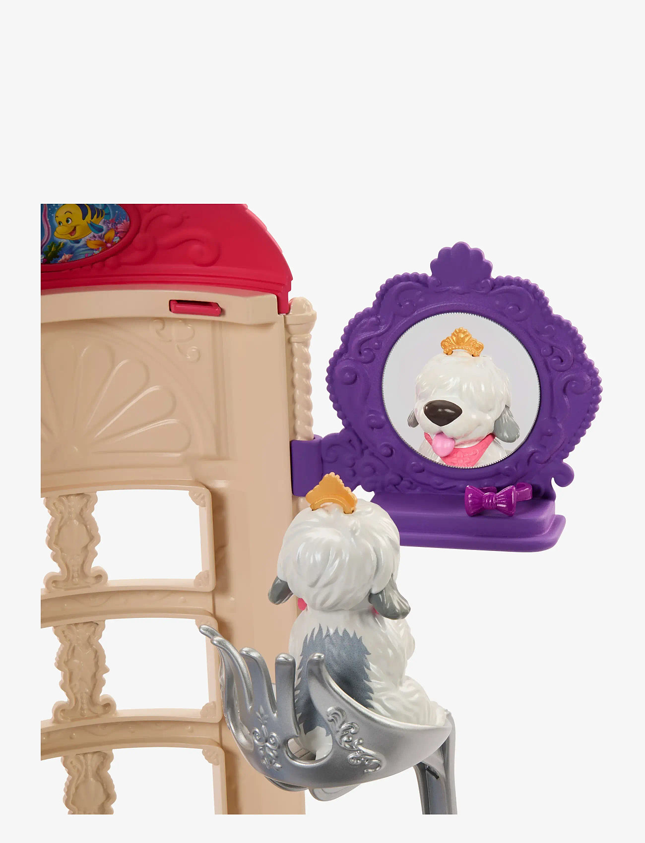 Disney Princess - Disney Princess Pet Palace Playset with 7 Play Areas, 3 Animal Friends & 20+ Furniture & Accy - lekset - multi color - 4