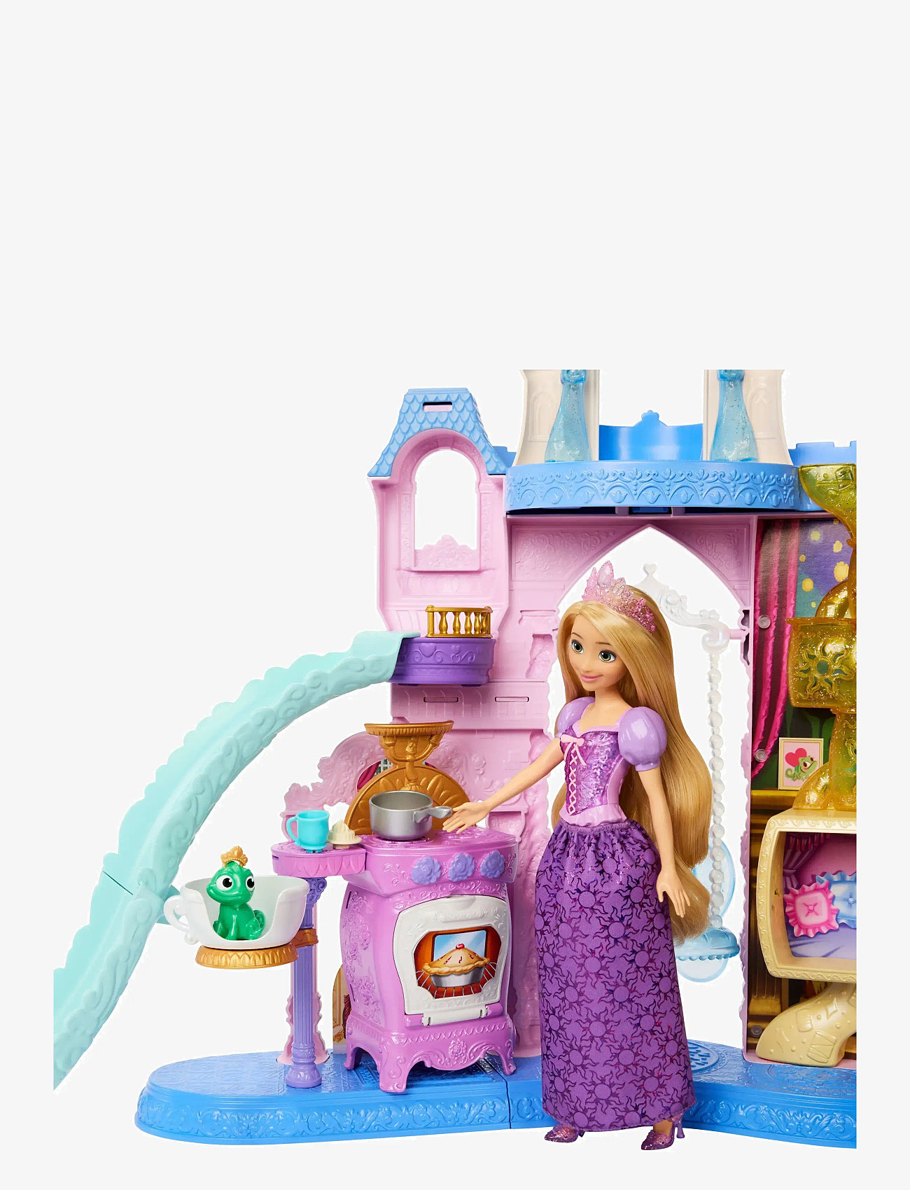Disney Princess - Disney Princess Pet Palace Playset with 7 Play Areas, 3 Animal Friends & 20+ Furniture & Accy - lekset - multi color - 5