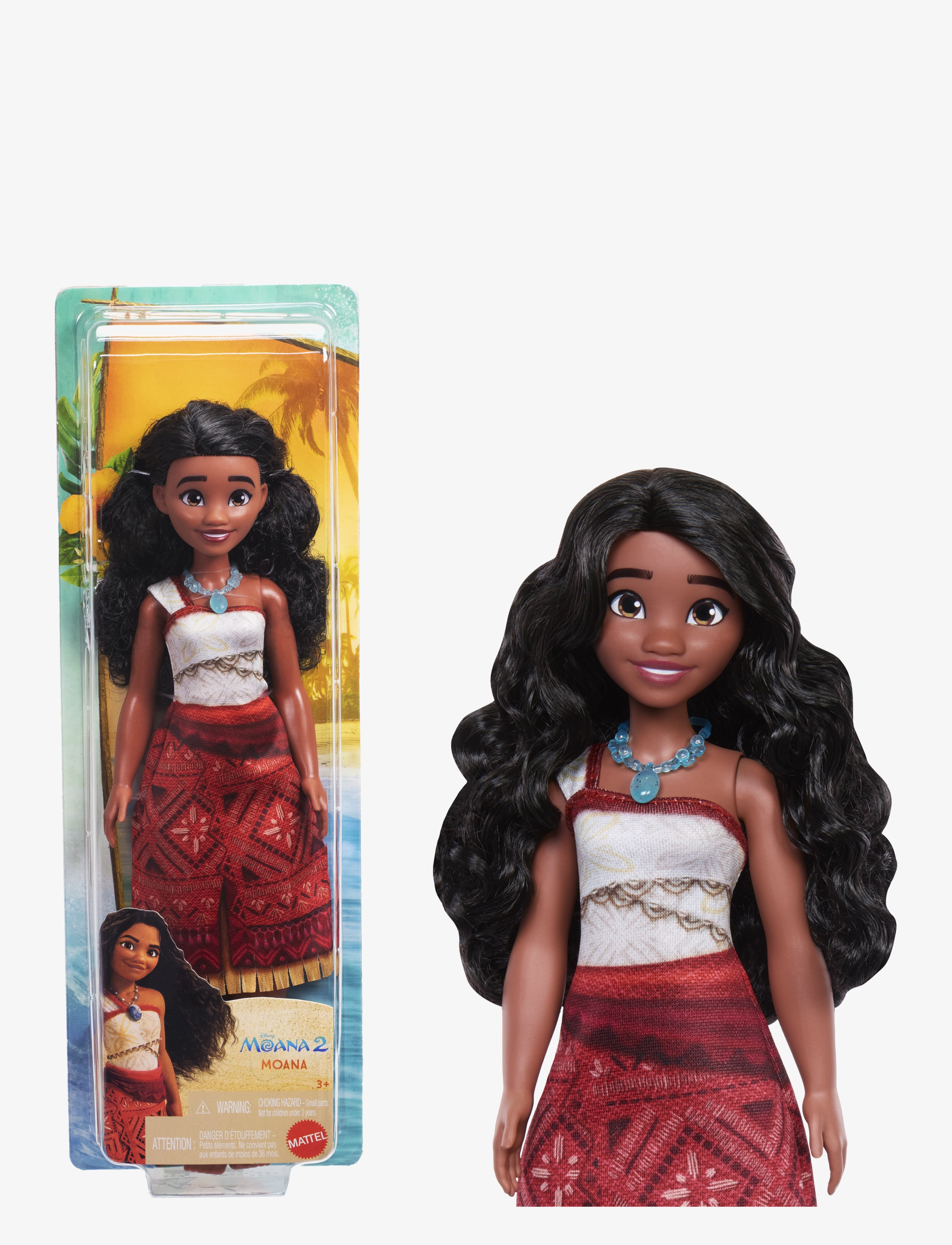 Disney Princess - Disney Vaiana 2 Vaiana Fashion Doll with 2 Accessories & Removable Outfit, Inspired by the Movie - dukker - multicolor - 2