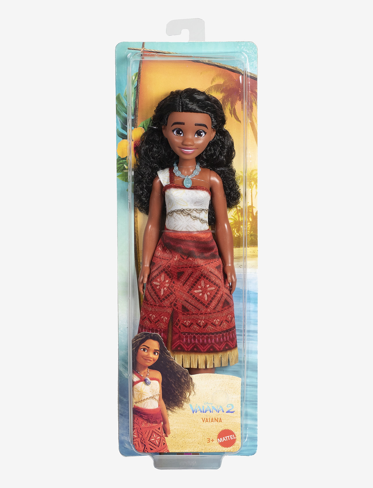 Disney Princess - Disney Vaiana 2 Vaiana Fashion Doll with 2 Accessories & Removable Outfit, Inspired by the Movie - dockor - multicolor - 3