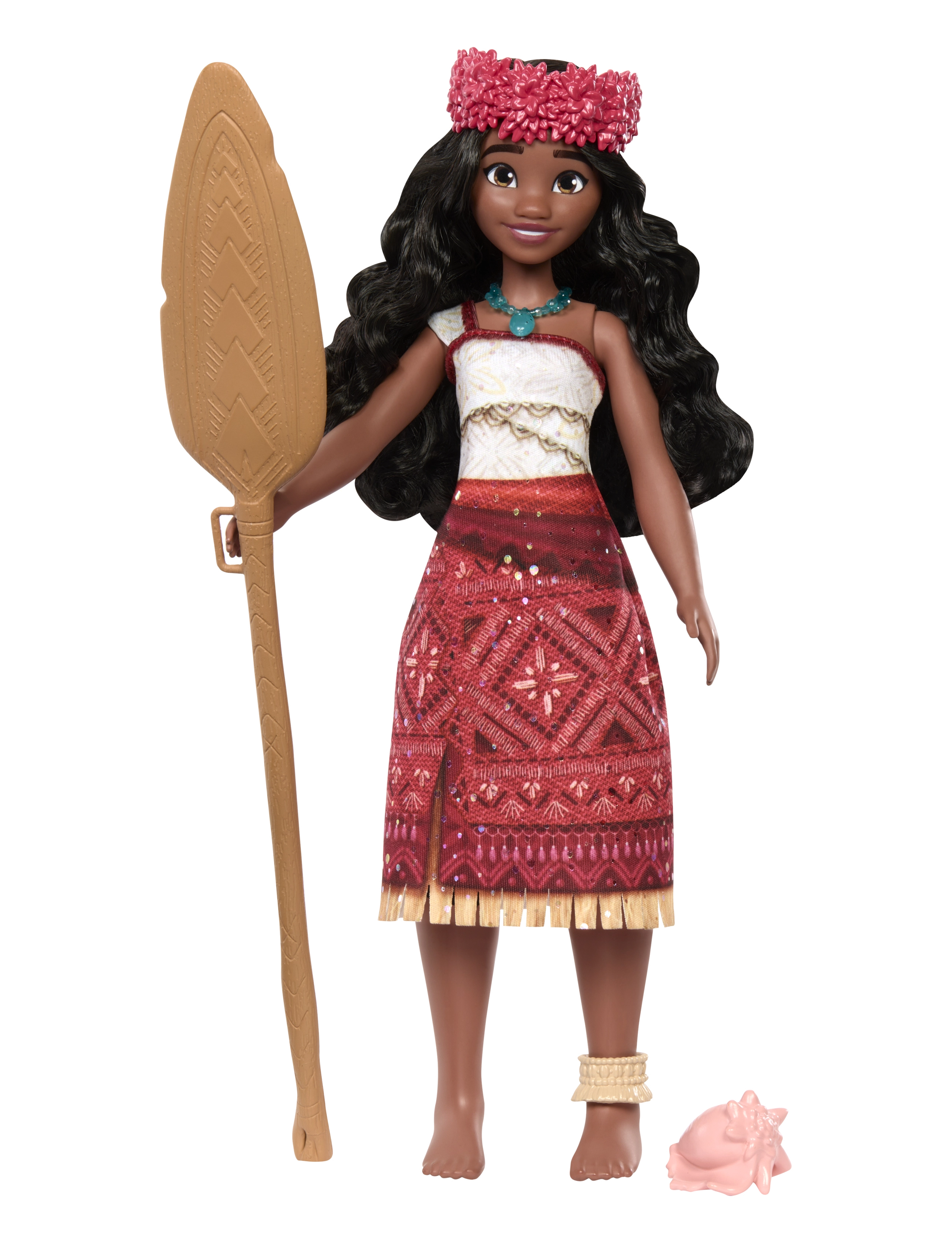 Disney Princess Disney Vaiana 2 Singing Adventure Vaiana Doll & Accessories, Sings “We’re Back” 4 Languages, One Size, Multi/patterned, Dukker Og Tilb