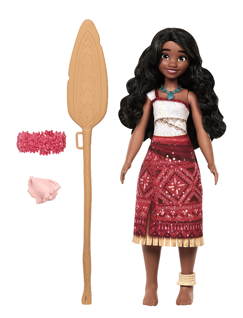Disney Princess - Disney Vaiana 2 Singing Adventure Vaiana Doll & Accessories, Sings “We’re Back” 4 Languages - dukker - multicolor - 5