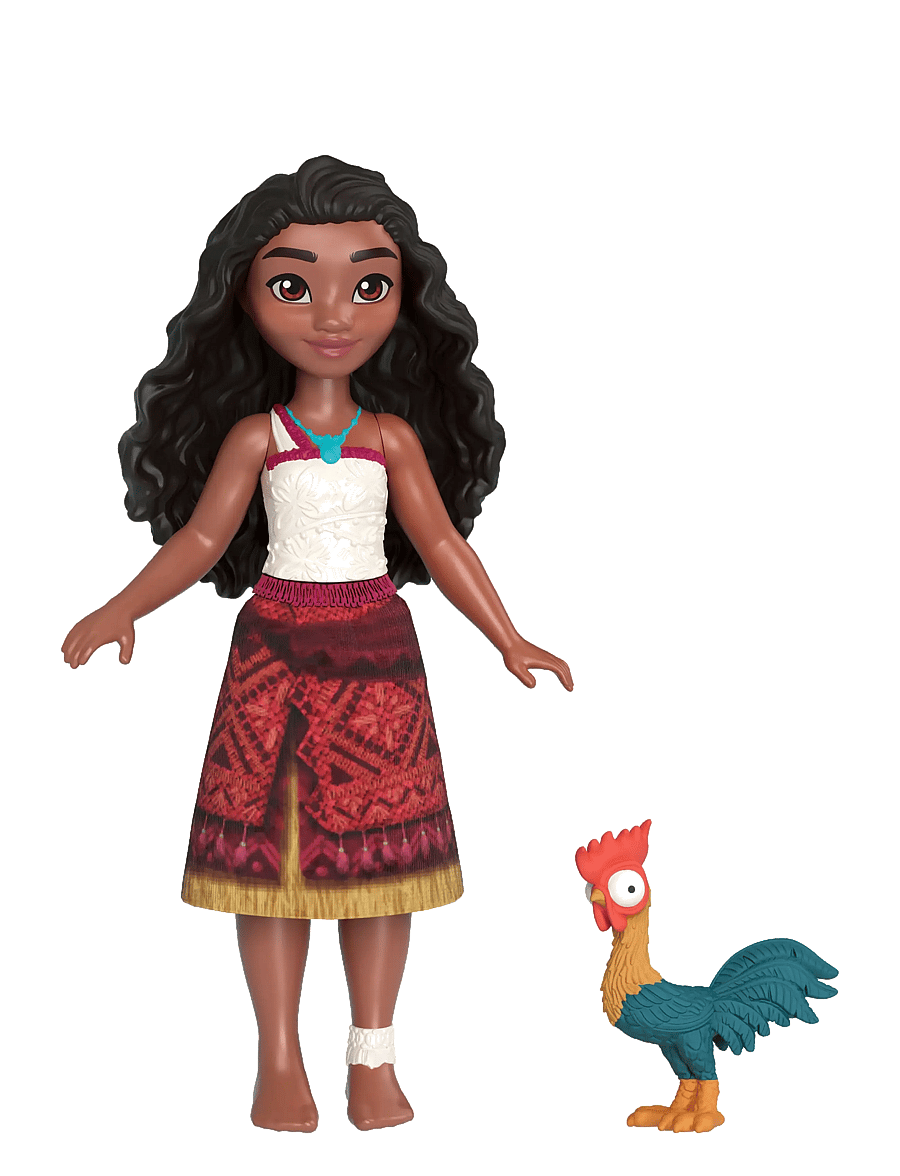 Disney Princess - Disney Vaiana 2 Toys, Vaiana’s Adventure Canoe Playset with 1 Small Doll, 1 Canoe & 10 Accessories - mängukomplektid - multicolor - 1