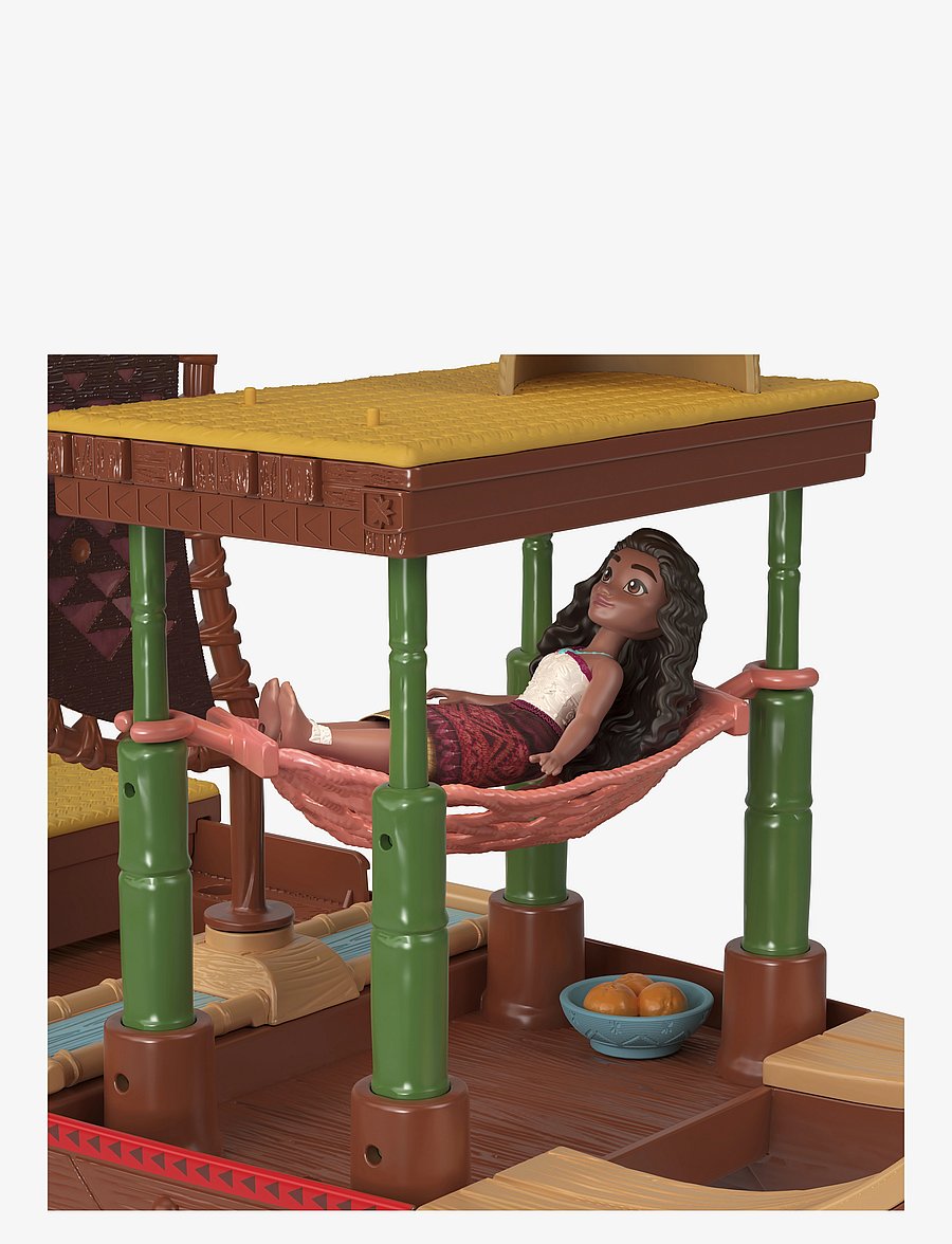 Disney Princess - Disney Vaiana 2 Toys, Vaiana’s Adventure Canoe Playset with 1 Small Doll, 1 Canoe & 10 Accessories - leikfangasett - multicolor - 5