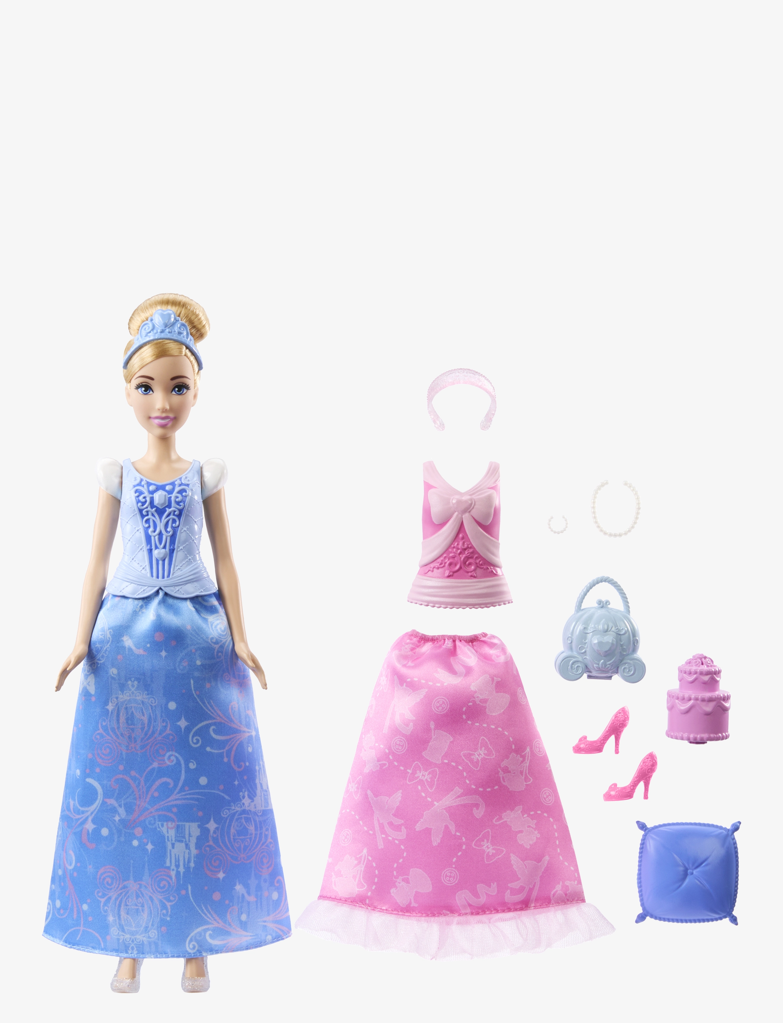 Disney Princess Fd Fashion Storytelling Cinderella, One Size, Dolls & Accessories, Mehrfarbig/gemustert - Dolls, Kinder