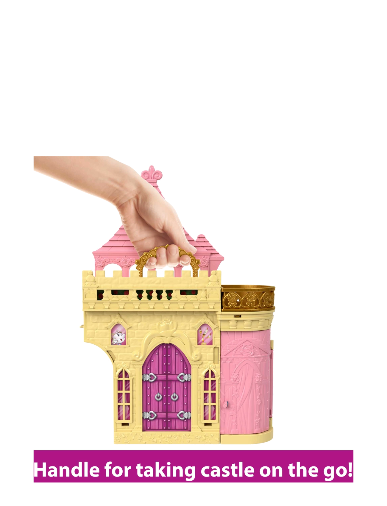 Disney Princess - Disney Princess Toys, Belle’s Stacking Castle, Gifts for Kids - leikfangasett - multi color - 5