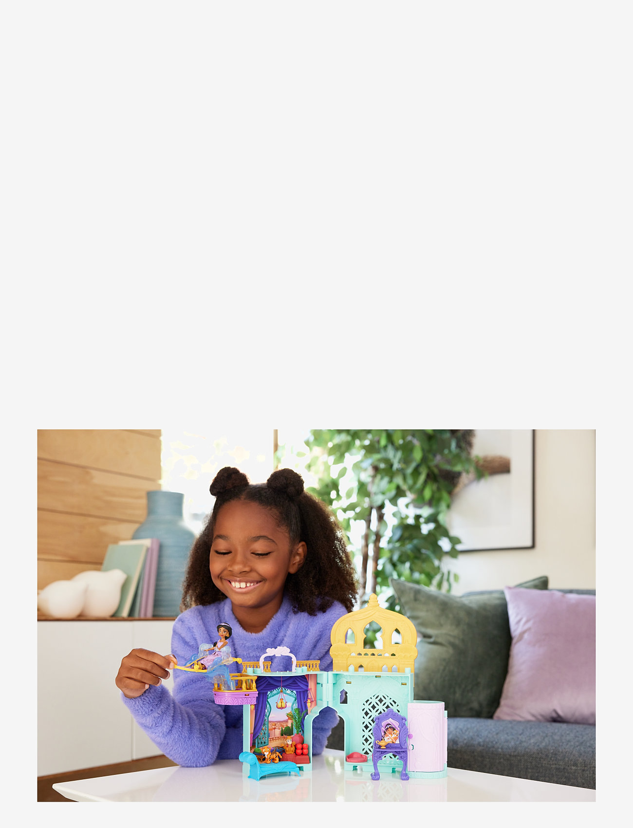 Disney Princess - Disney Princess Jasmine Stacking Castle Doll House with Small Doll, Inspired by Disney Movie Aladdin - lekset - multi color - 1