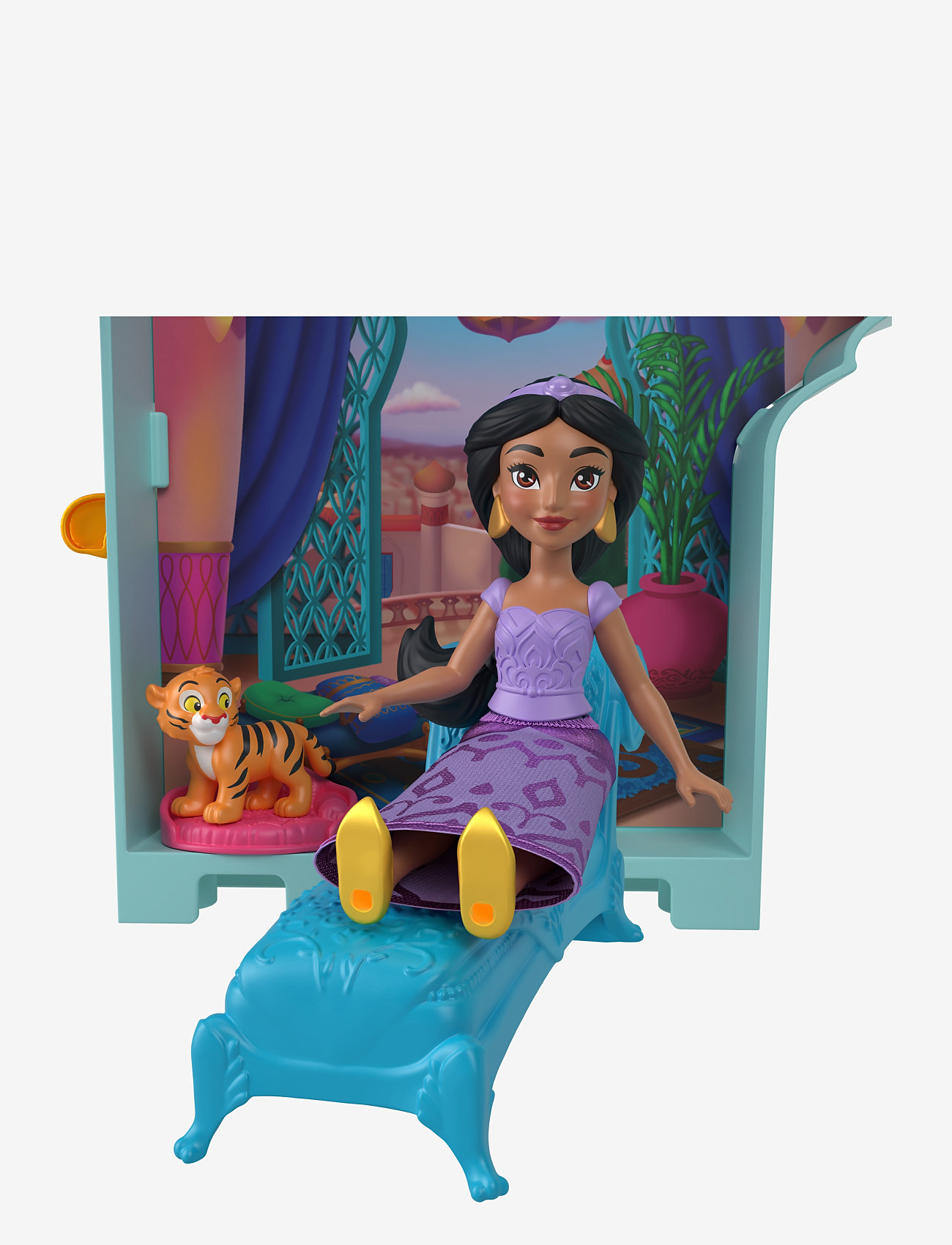 Disney Princess - Disney Princess Jasmine Stacking Castle Doll House with Small Doll, Inspired by Disney Movie Aladdin - lekset - multi color - 3