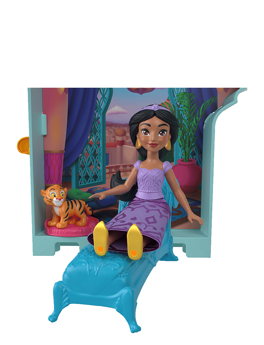 Disney Princess - Disney Princess Jasmine Stacking Castle Doll House with Small Doll, Inspired by Disney Movie Aladdin - mängukomplektid - multi color - 3