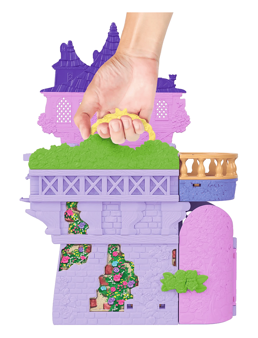 Disney Princess - Disney Princess Rapunzel Storytime Stackers Doll House, Small Doll, Pascal Figure & 7 Accessories - spiel-sets - multi color - 2
