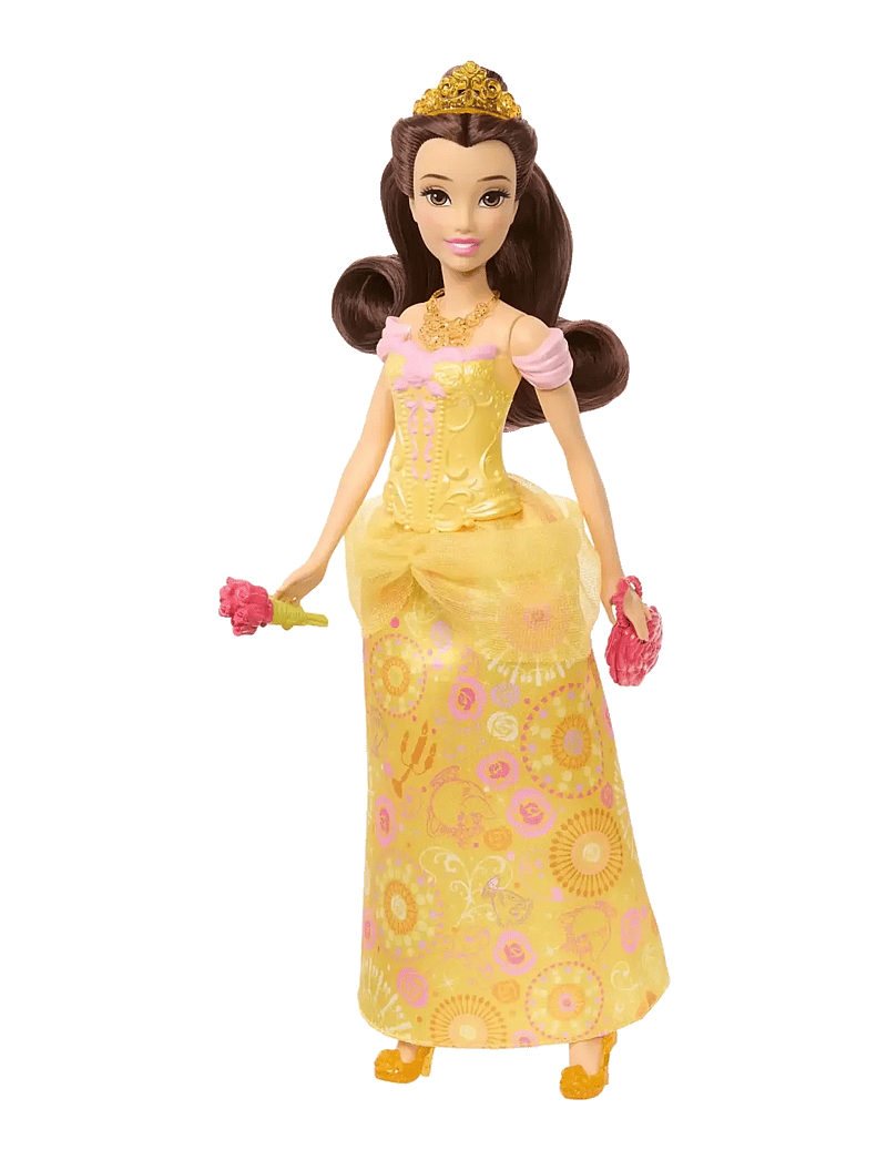Disney Princess - Disney Princess 2-in-1 Stories Belle Fashion Doll with 2 Snap-On Bodices, 2 Skirts & 9 Accessories - puppen - multicolor - 4