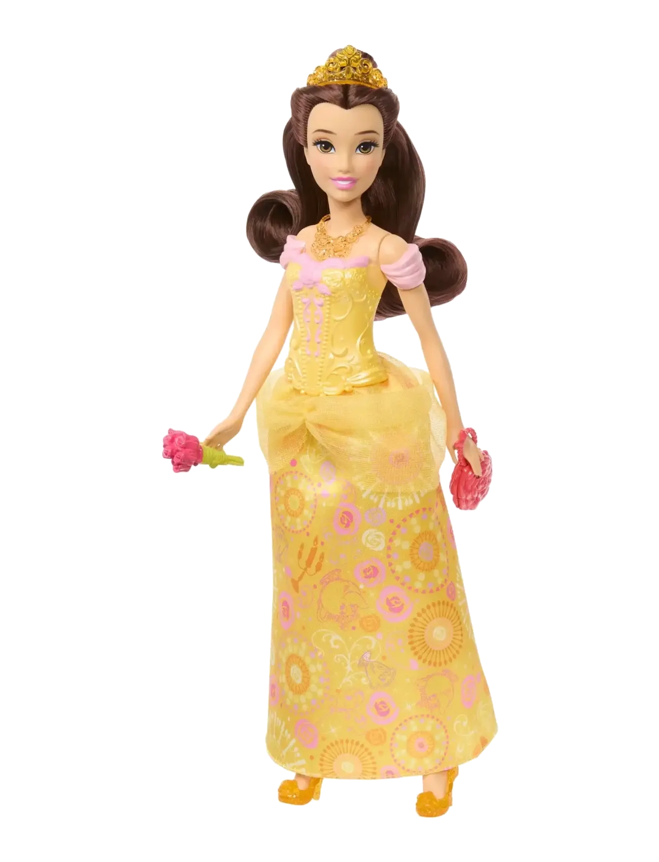 Disney Princess - Disney Princess 2-in-1 Stories Belle Fashion Doll with 2 Snap-On Bodices, 2 Skirts & 9 Accessories - puppen - multicolor - 4