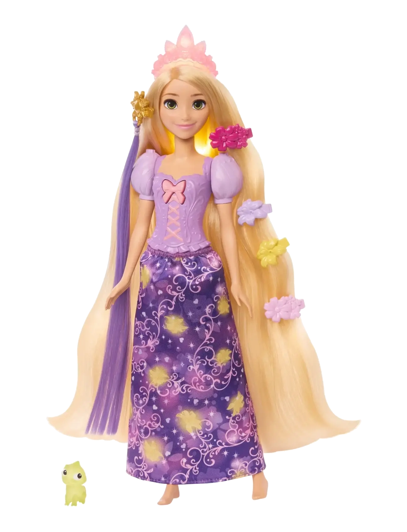 Disney Princess Disney Princess Light-Up Hair Rapunzel Fashion Doll w/ 5 Ways to Glow, Pascal Figure & 7 Accessories - 4 for 3 - MULTICOLOR / purple