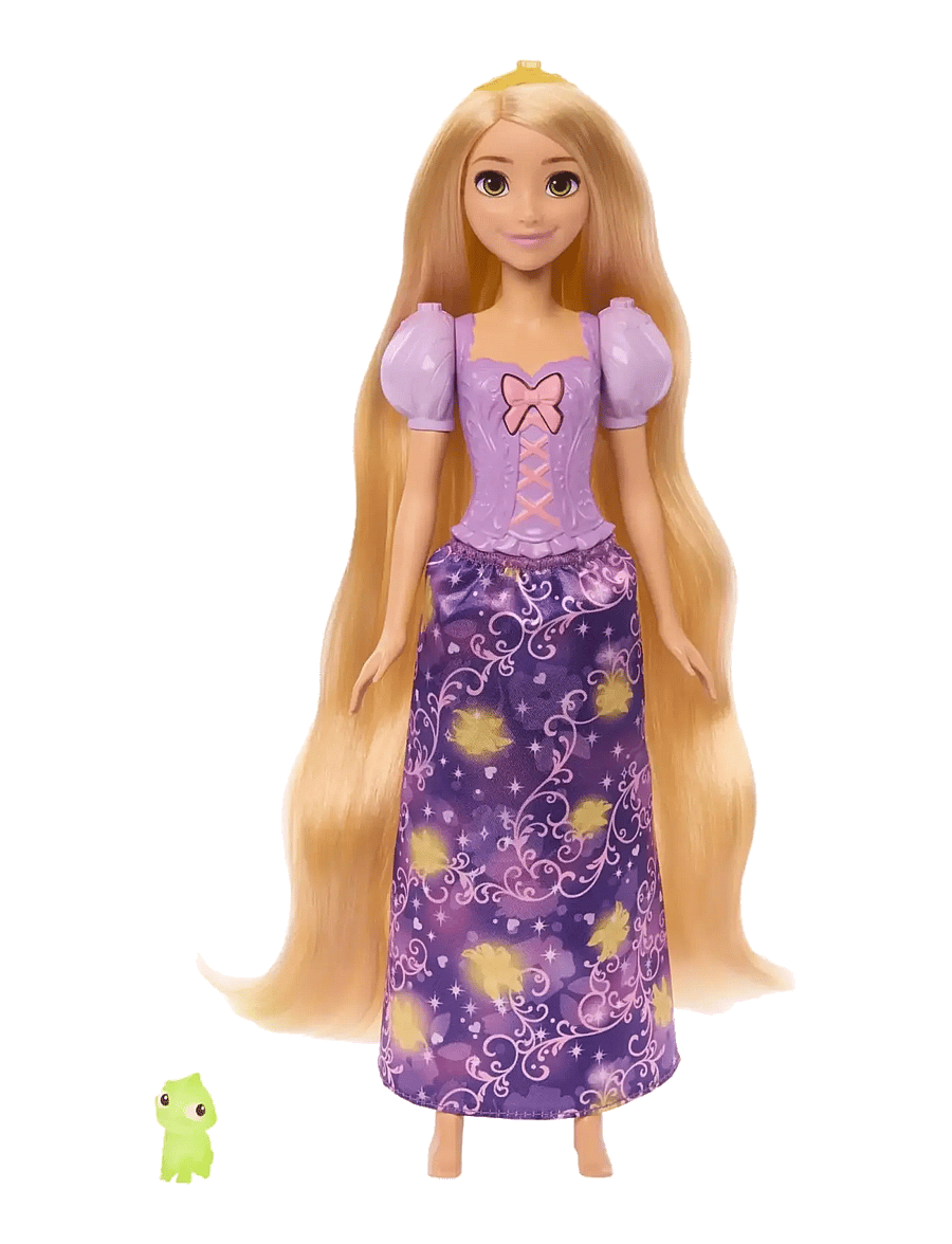 Disney Princess - Disney Princess Light-Up Hair Rapunzel Fashion Doll w/ 5 Ways to Glow, Pascal Figure & 7 Accessories - puppen - multicolor - 4