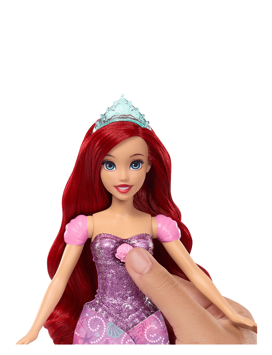 Disney Princess - Disney Princess Ariel Human to Mermaid Transforming Fashion Doll with Flounder & 2 Accessories - film- & märchenfiguren - multicolor - 0