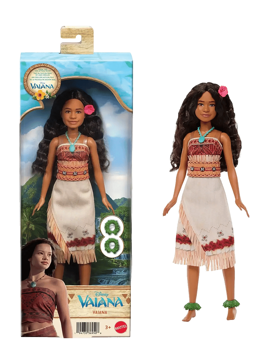 Disney Princess - Disney Vaiana Doll with Removable Fashion & 5 Accessories, Inspired by Live Action Movie - puppen - multicolor - 1