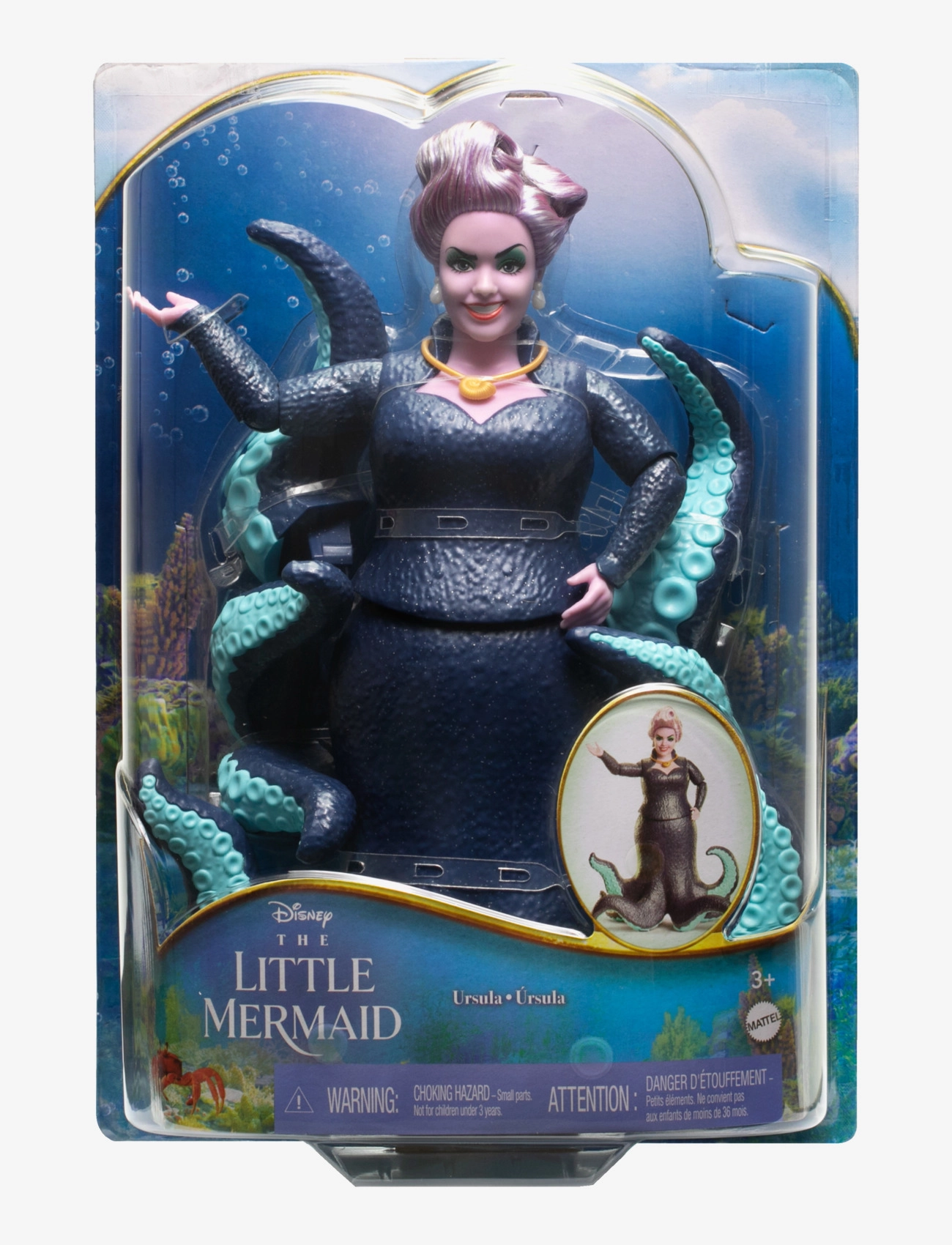 Prinsessat - Disney Princess Disney The Little Mermaid Ursula Fashion Doll - nuket - multi color - 3