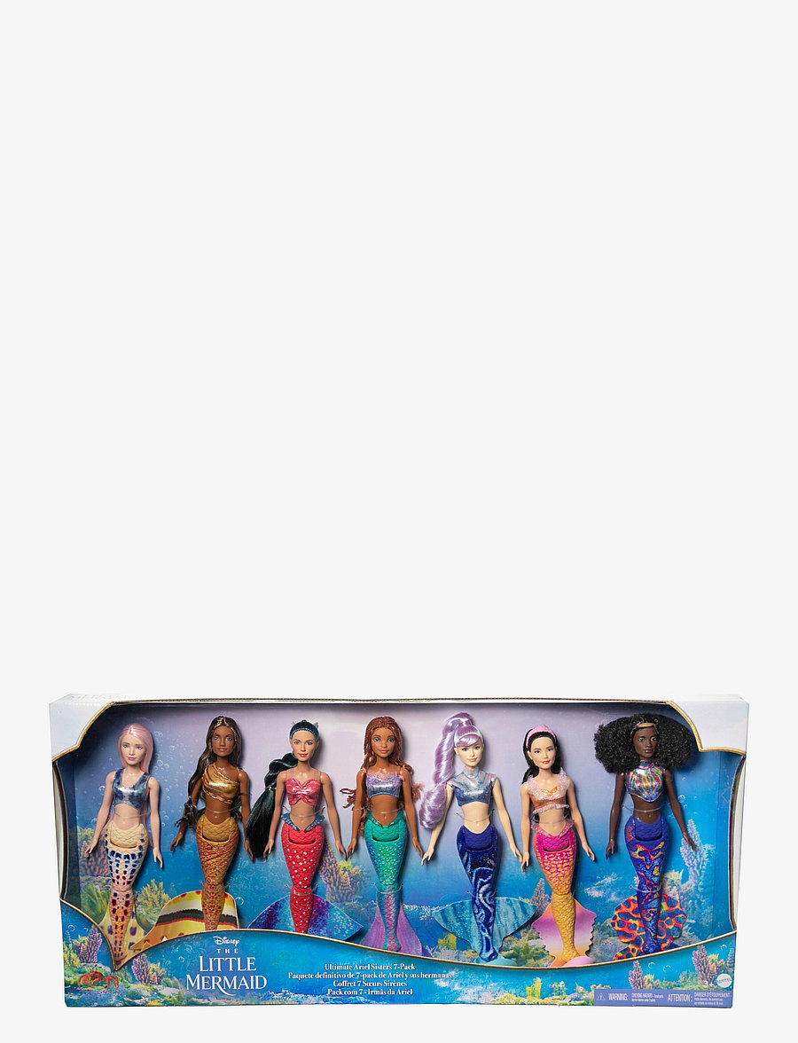 Princesses - Disney Princess Disney The Little Mermaid Ultimate Ariel Sisters 7-Pack - dúkkur - multi color - 5