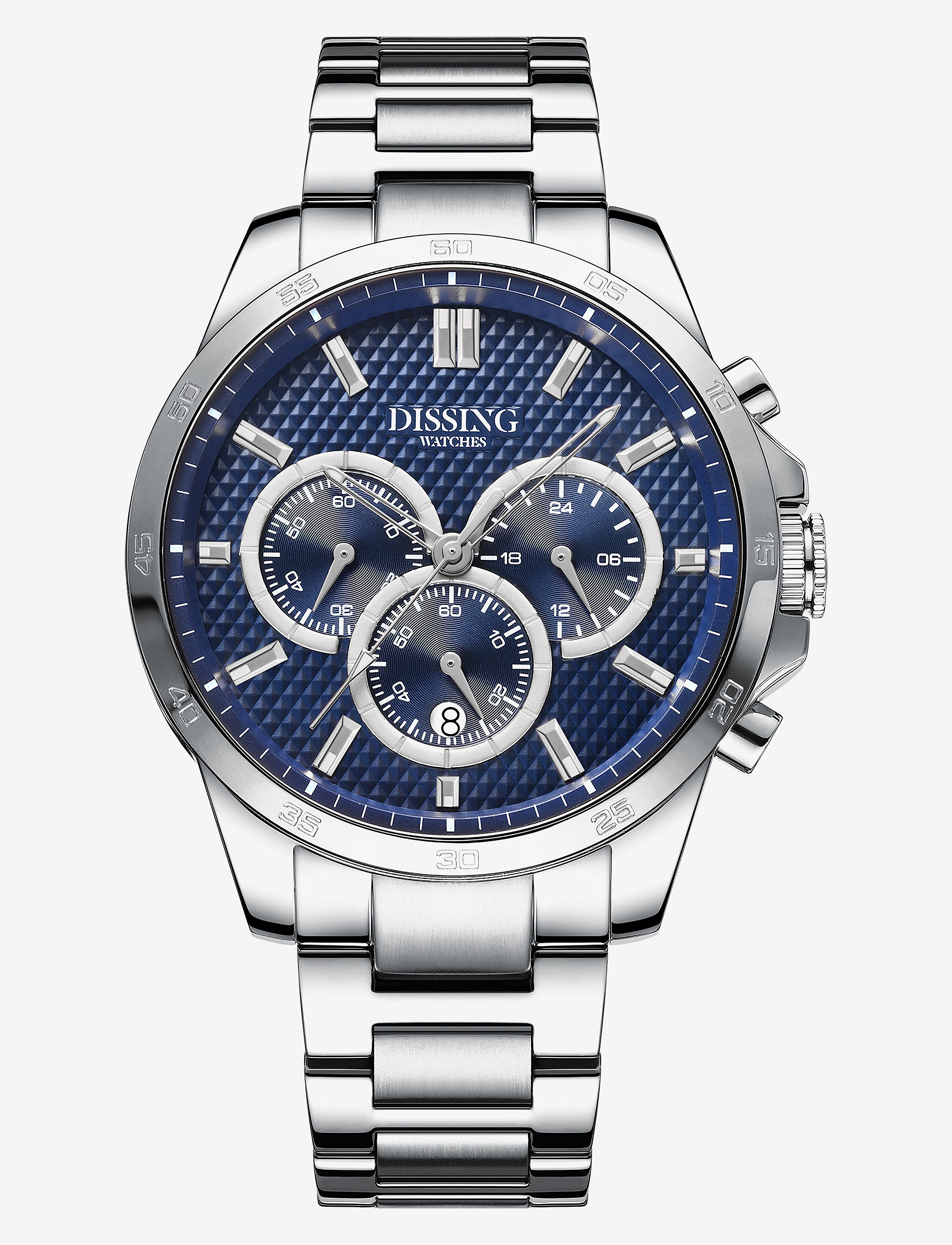 DISSING Dissing Tuatara Silber - 46 Mm - Herren