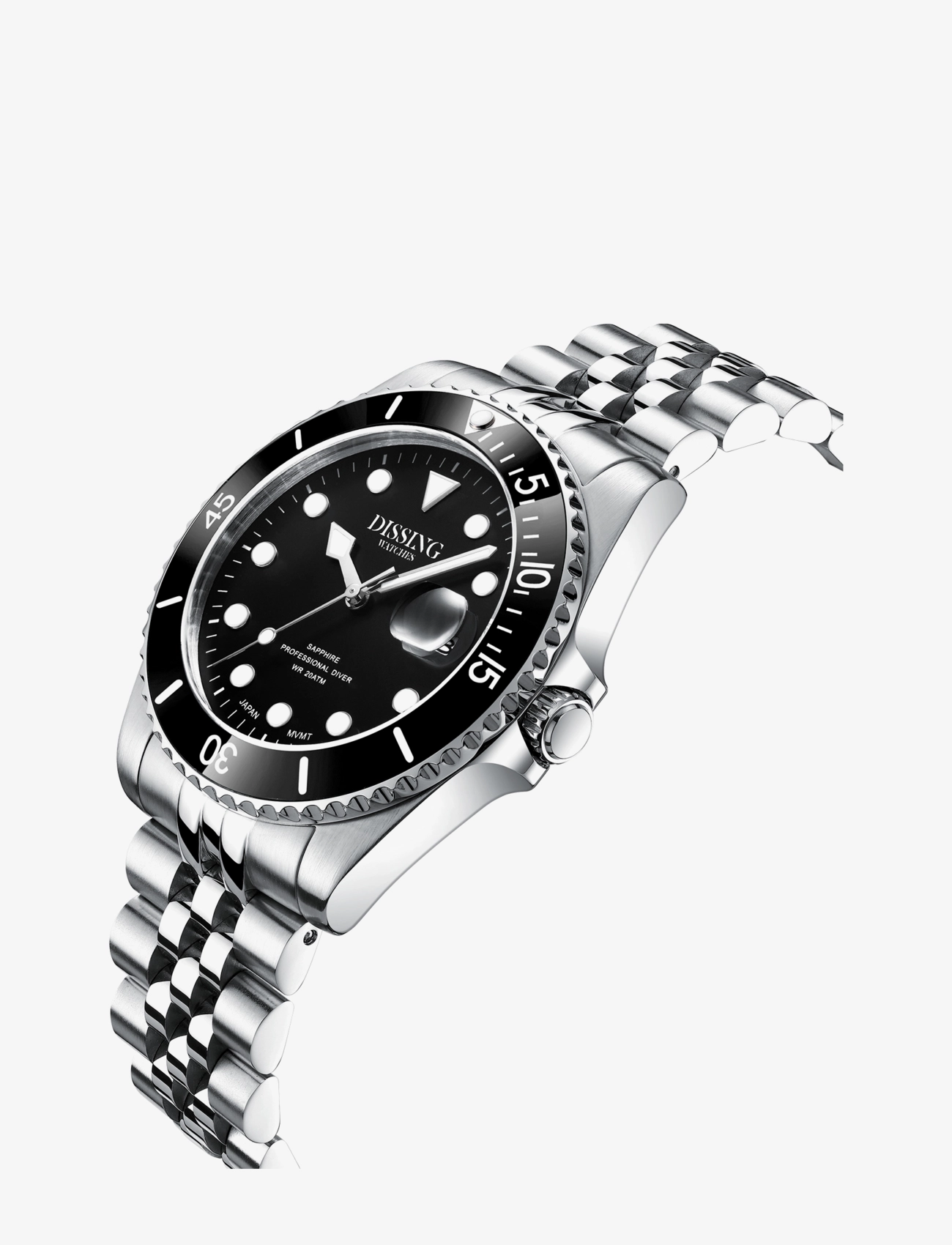 Dissing - Dissing Diver - analoge klokker - black - 2