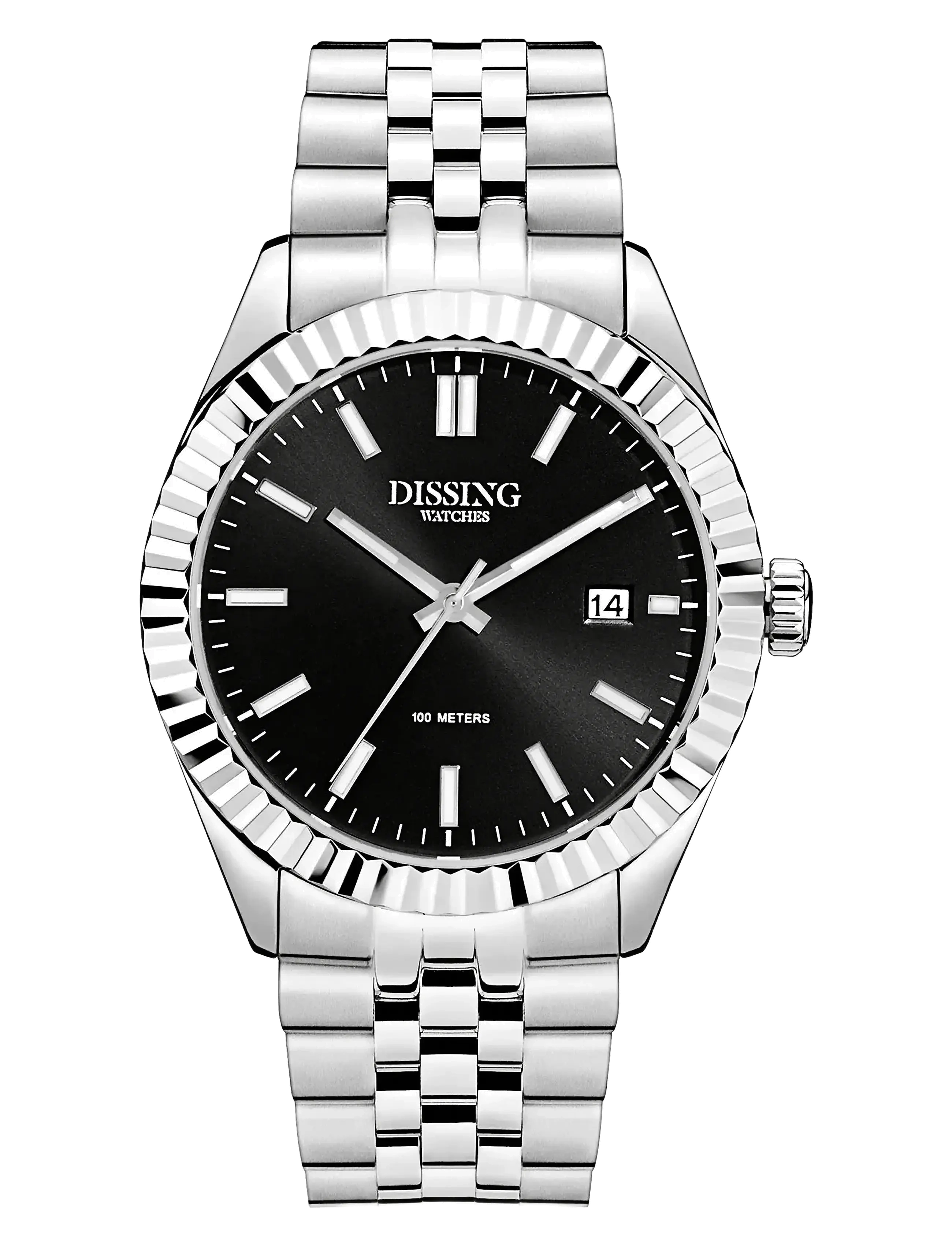 Dissing Date D1292, One Size, Watches, Silber - Analog Männerswear