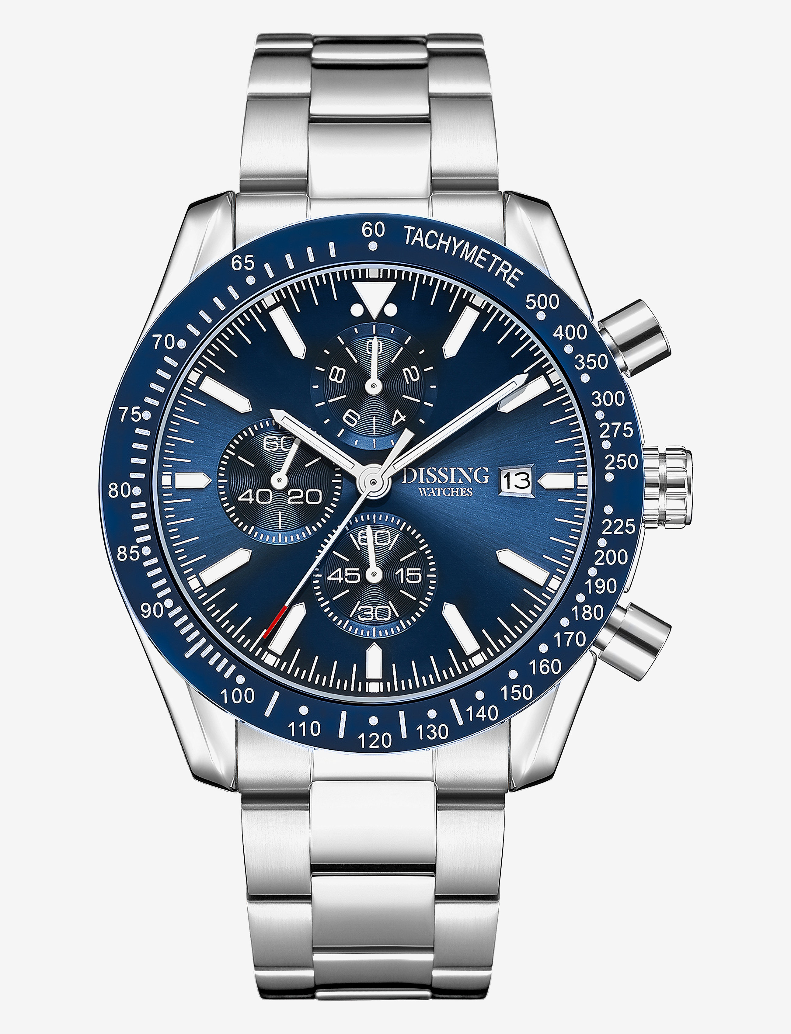 DISSING Dissing Chrono Blau - 44 Mm - Herren