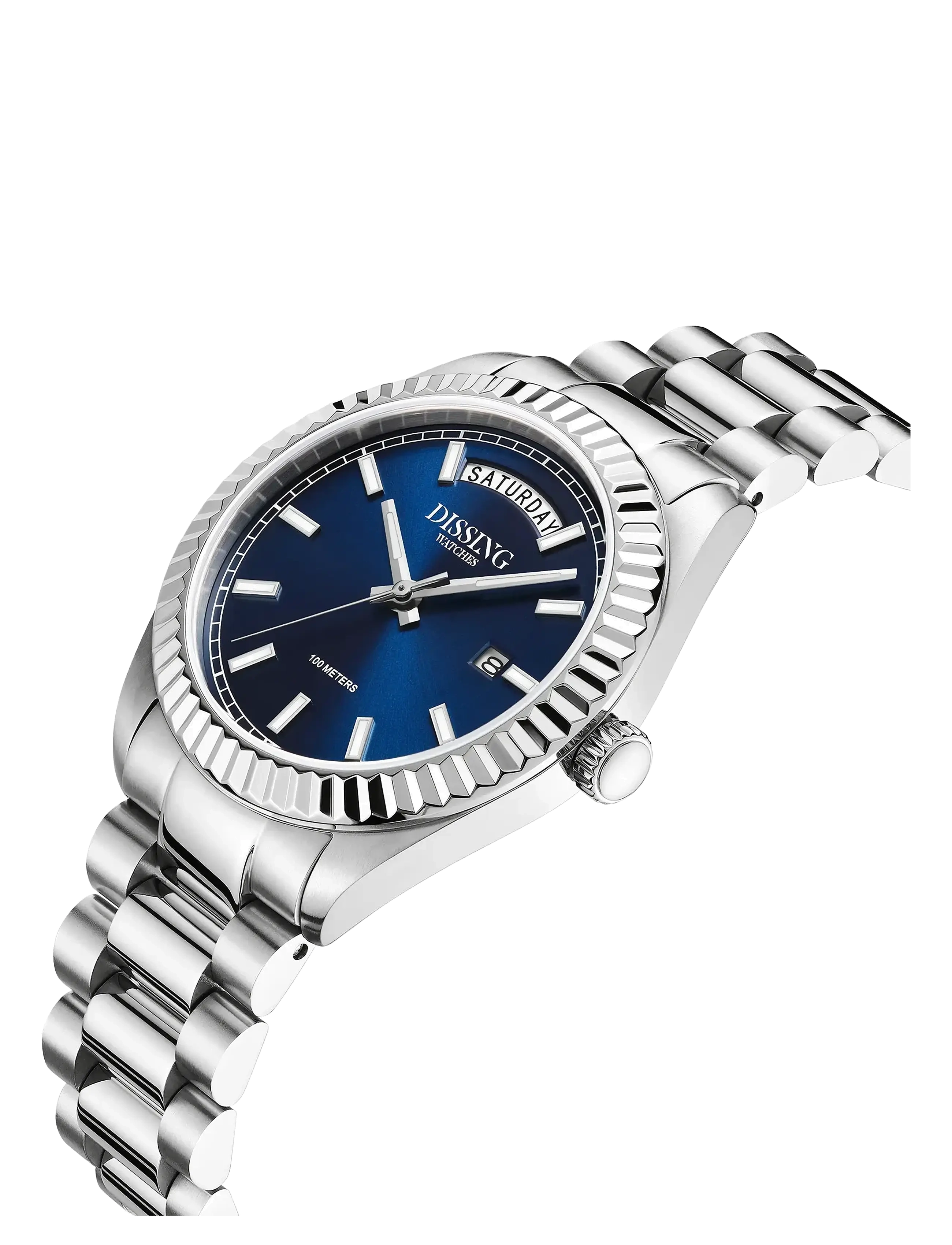 Dissing - Day Date D1724 - analoge klokker - blue - 3