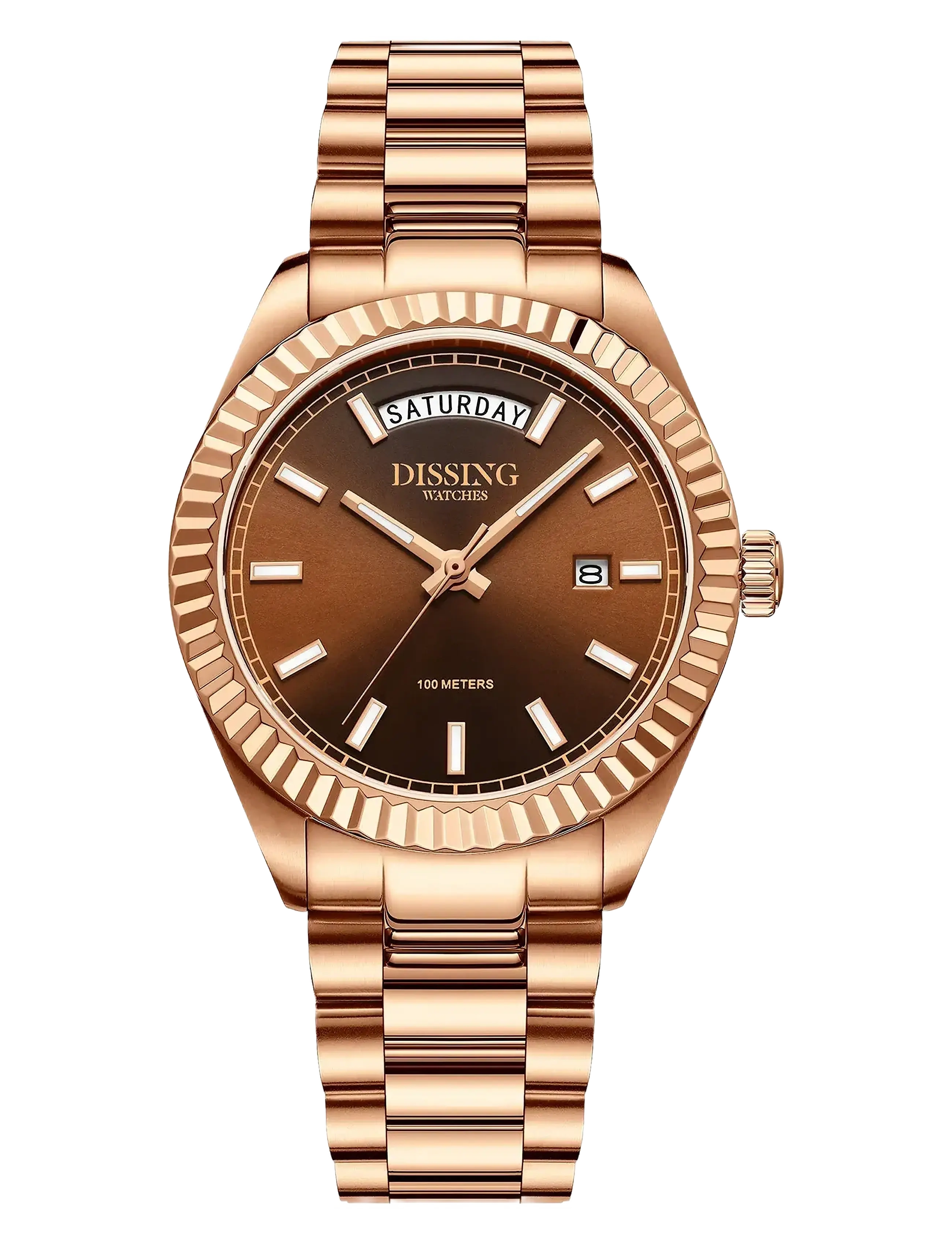 DISSING Day Date D1725 Braun - One Size - Herren