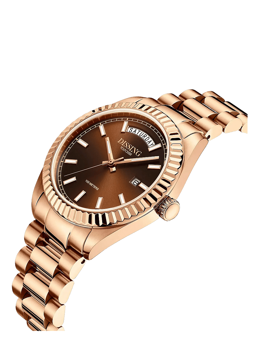 Dissing - Day Date D1725 - analoge uhren - brown - 3