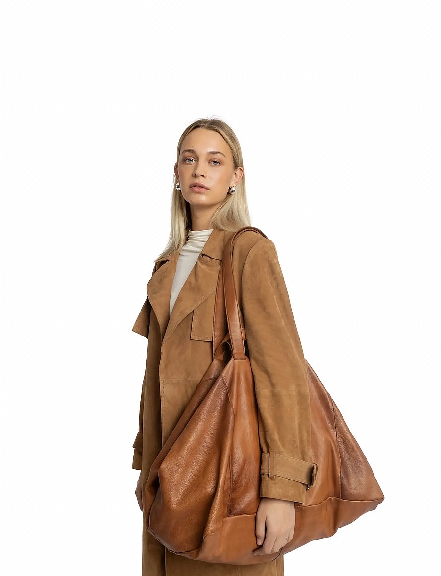 RE:DESIGNED EST 2003 - Fie Urban - krepšio tipo rankinės - walnut - 0