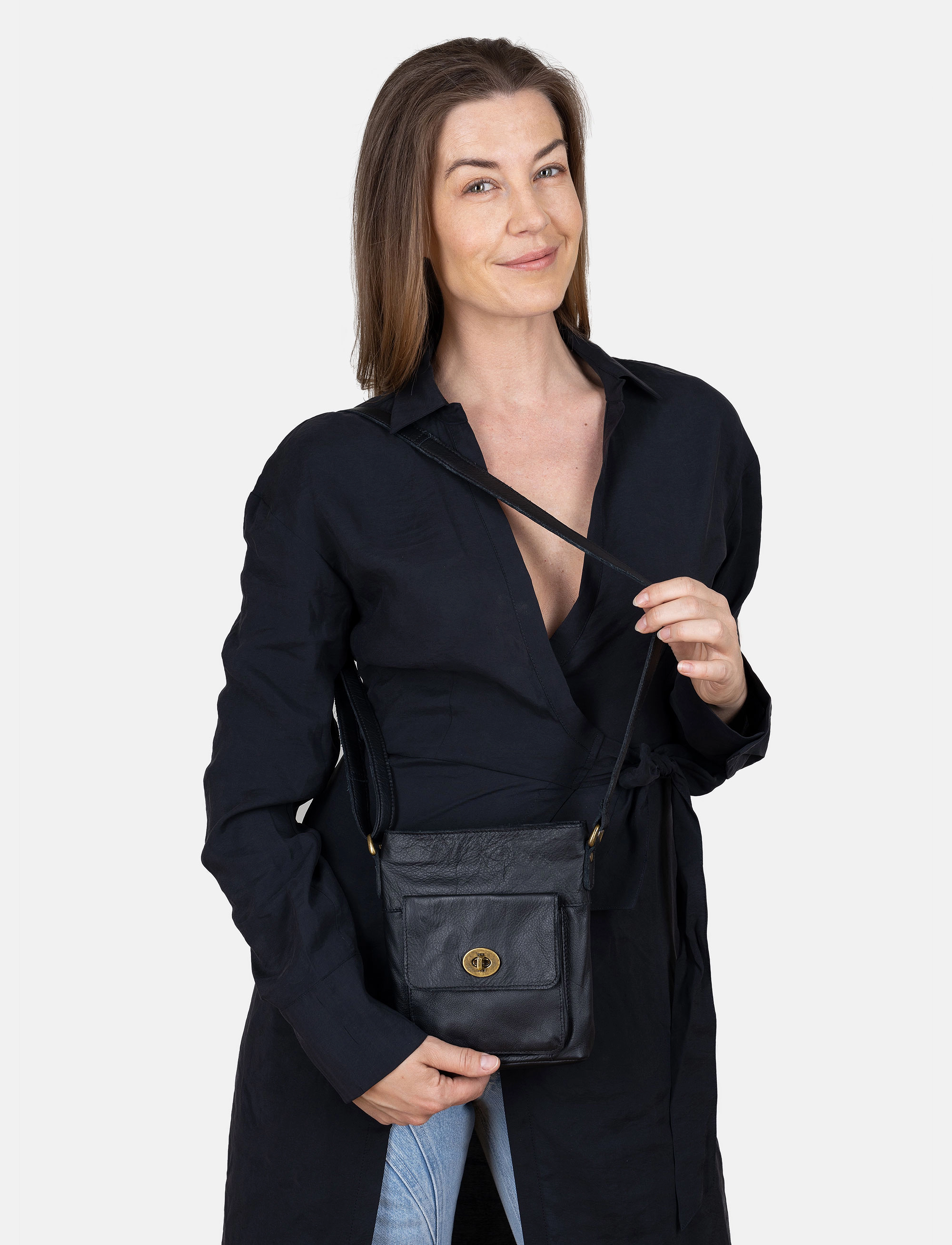 RE:DESIGNED EST 2003 Kay Small Urban, One Size, Bags, Schwarz - Crossbody Frauen