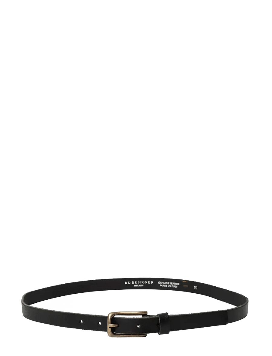 RE:DESIGNED EST 2003 - Jeanne Slim - läderskärp - black - 2