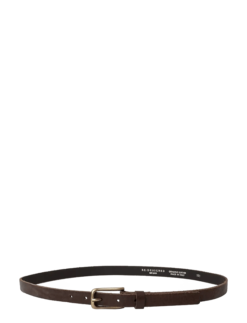 RE:DESIGNED EST 2003 - Jeanne Slim - leather belts - brown - 2