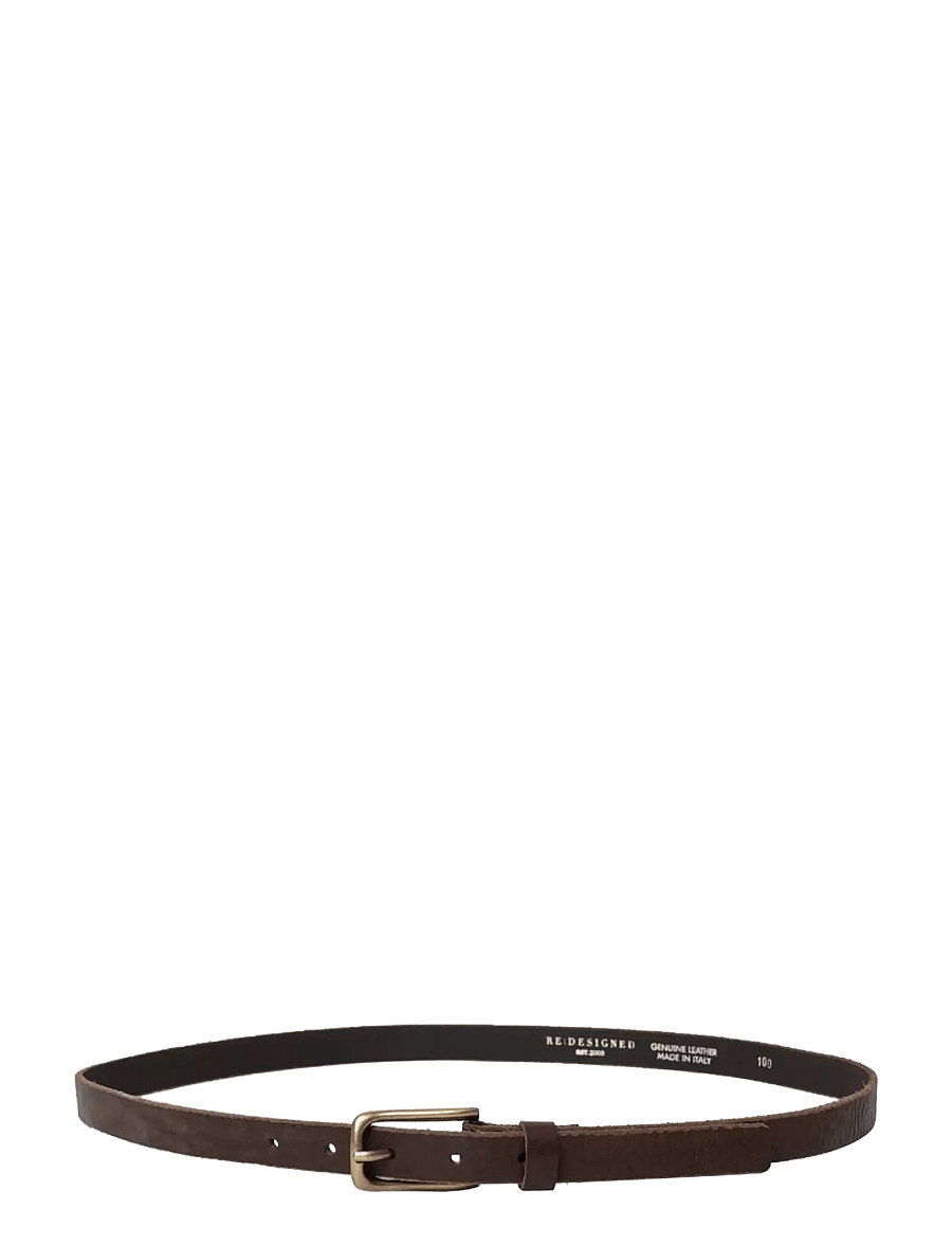 RE:DESIGNED EST 2003 - Jeanne Slim - läderskärp - brown - 2