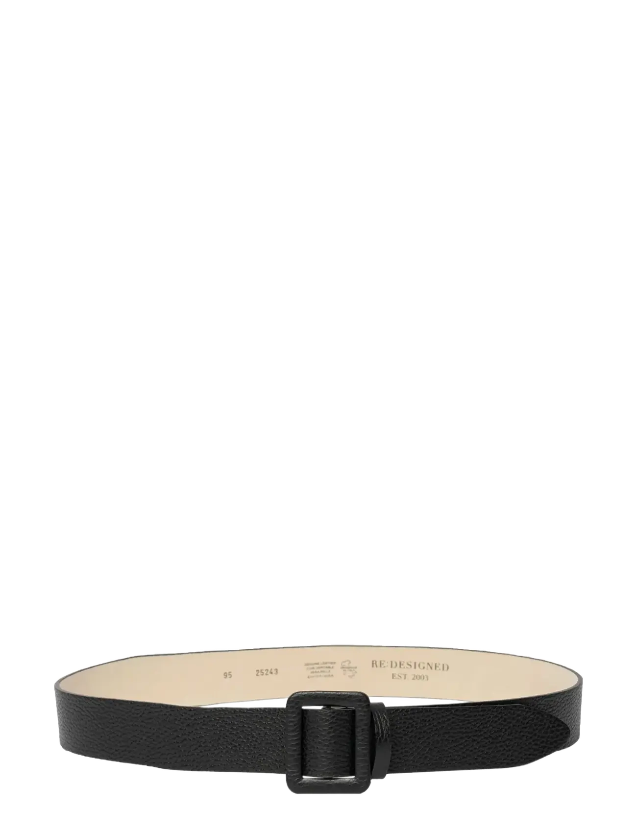 RE:DESIGNED EST 2003 - Flo - ledergürtel - black - 2