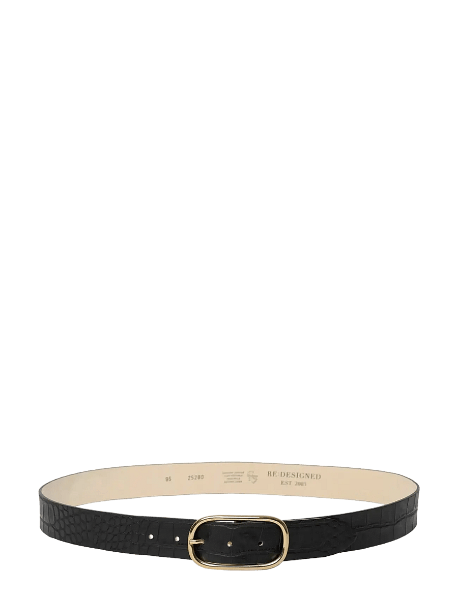 RE:DESIGNED EST 2003 - Francini - läderskärp - black - 2